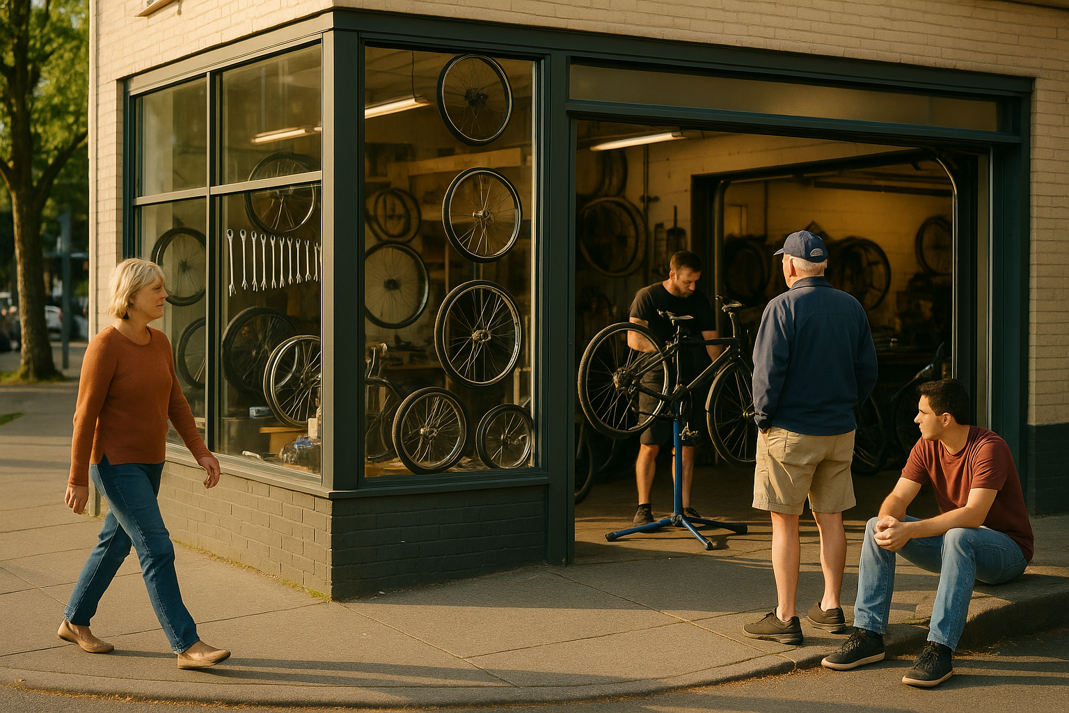 AI search snapshot: Who does bike repairs in Fremont, Seattle?