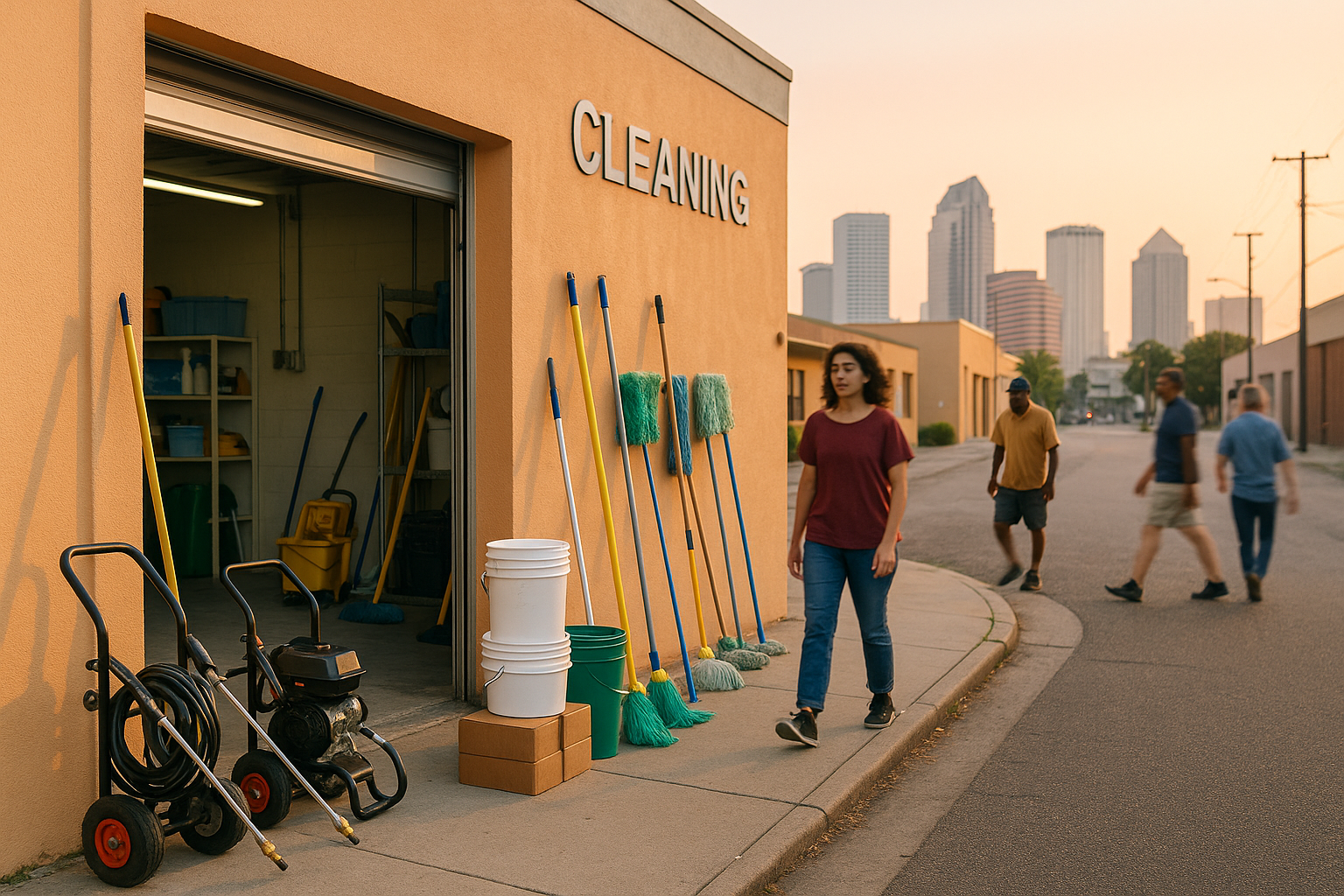 AI search snapshot: Commercial cleaning companies in the Tampa Bay area