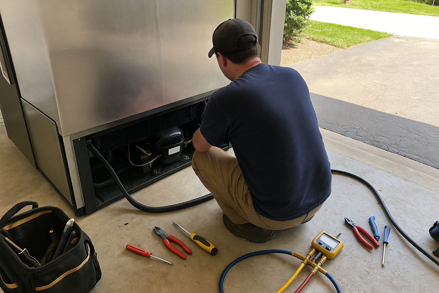 AI search snapshot image for Who fixes Sub-Zero refrigerators in Naperville, IL?