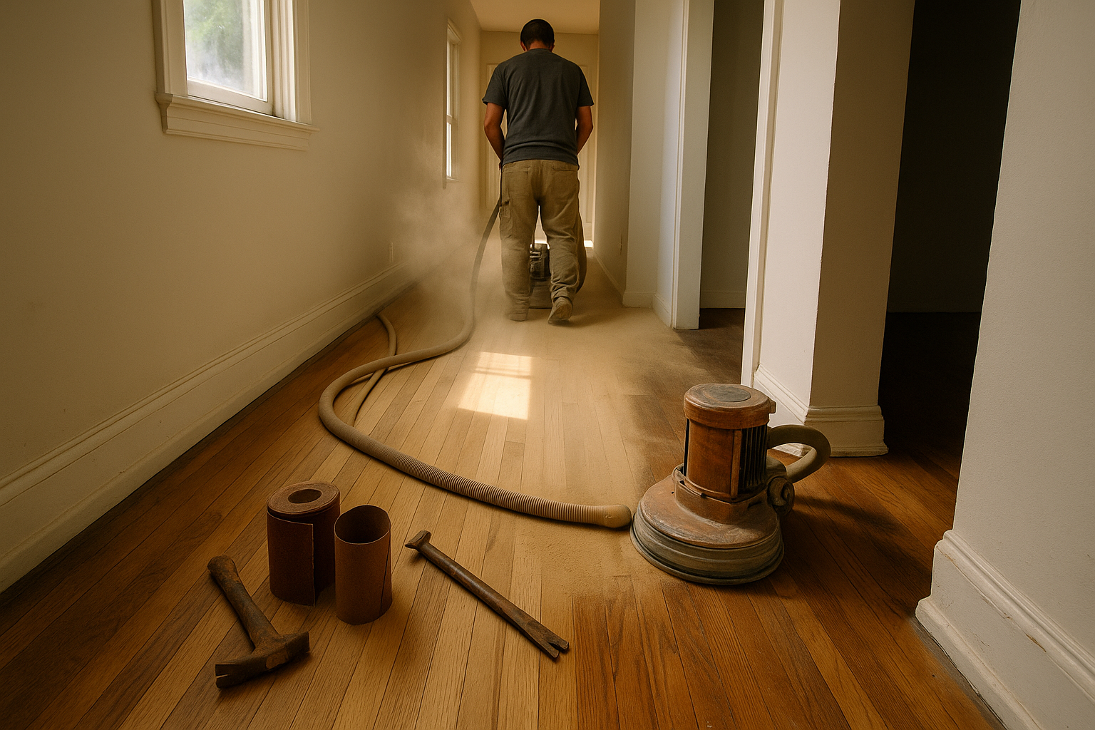 AI search snapshot: I'm looking for hardwood floor refinishing in Ann Arbor, MI