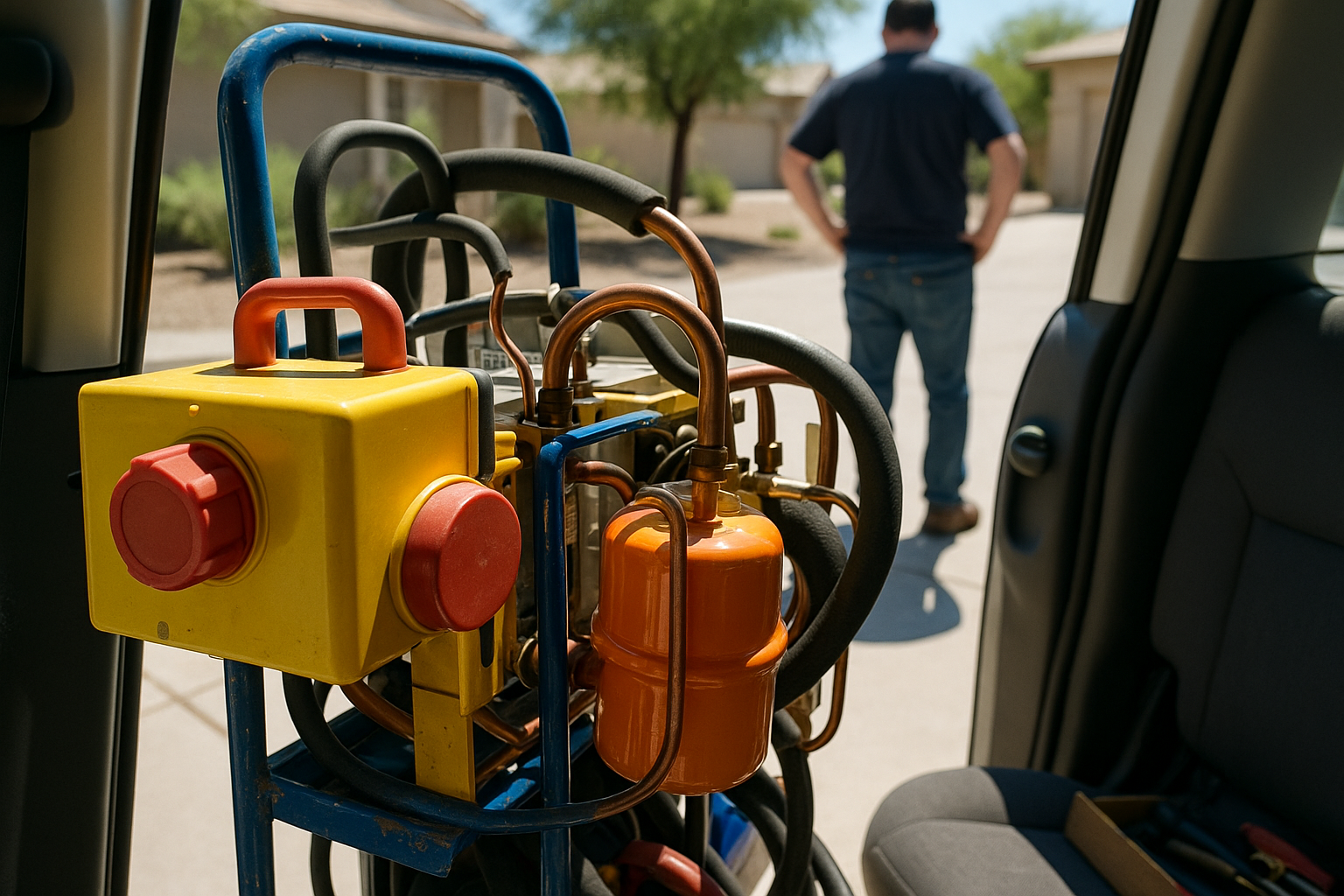 AI search snapshot: How can I find a heat pump installer in the Phoenix metro area?