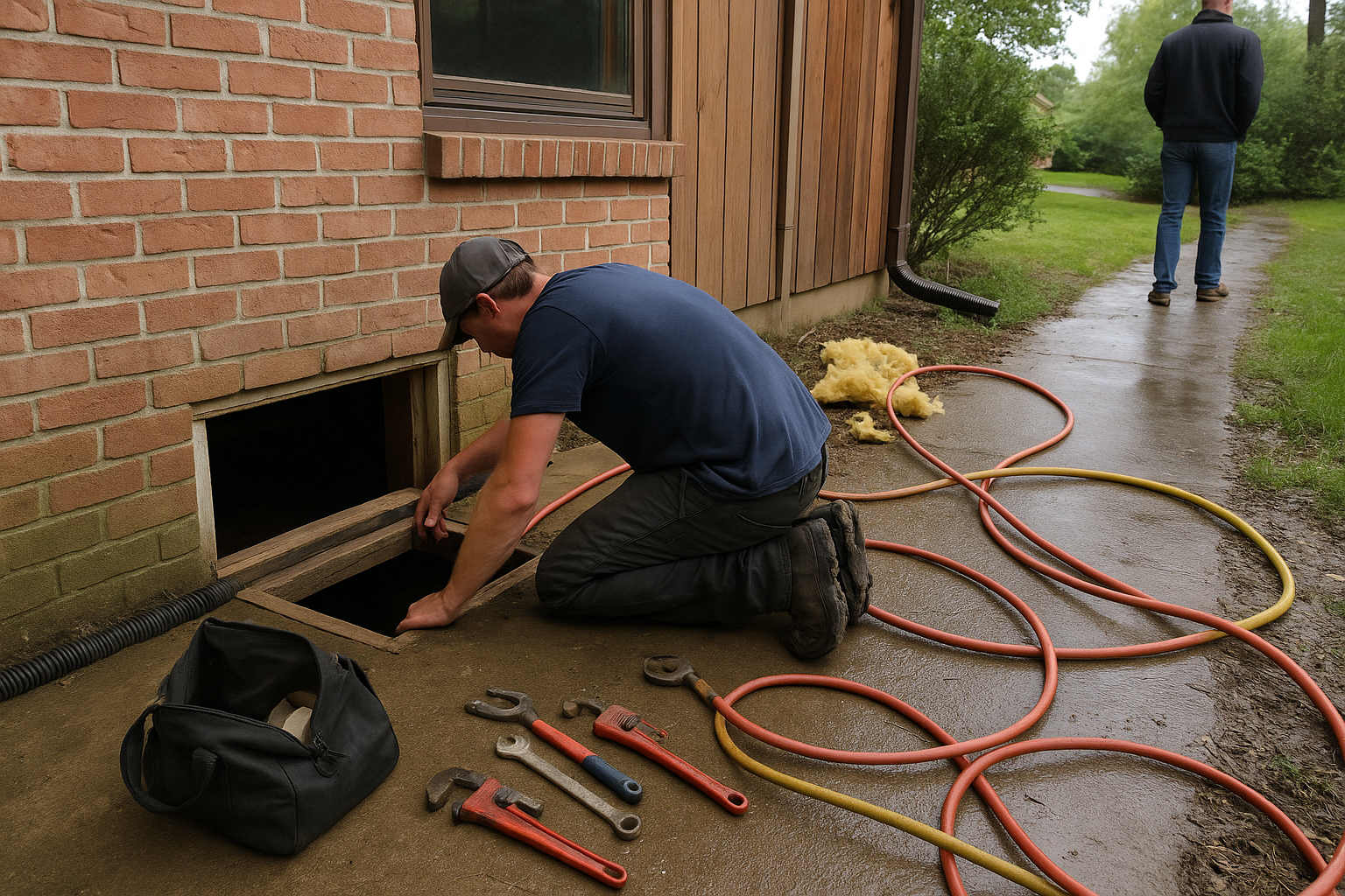 AI search snapshot image for Plumbers who repair burst frozen pipes in Bozeman, MT