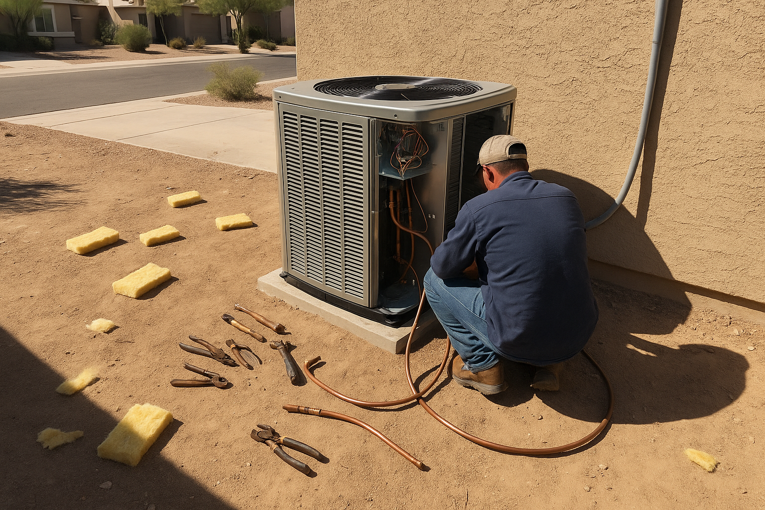 AI search snapshot image for How can I find a heat pump installer in the Phoenix metro area?