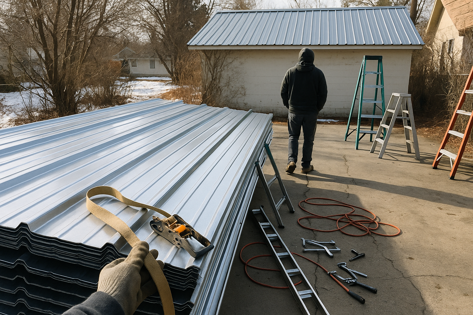 AI search snapshot image for Metal roof installers near me in Boise, ID