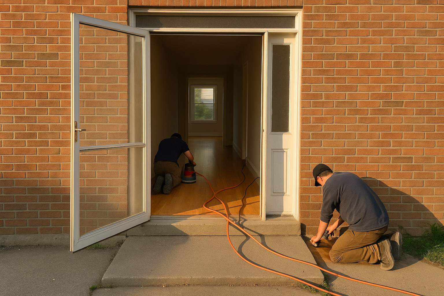 AI search snapshot image for I'm looking for hardwood floor refinishing in Ann Arbor, MI