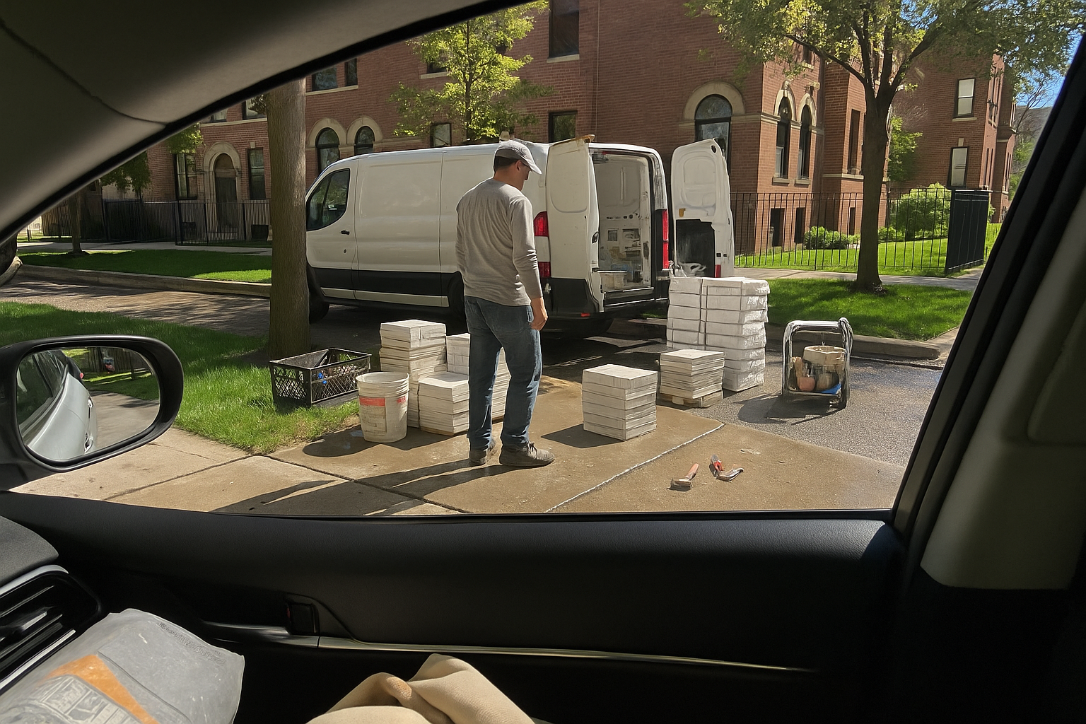 AI search snapshot: Tile installers in Wicker Park, Chicago