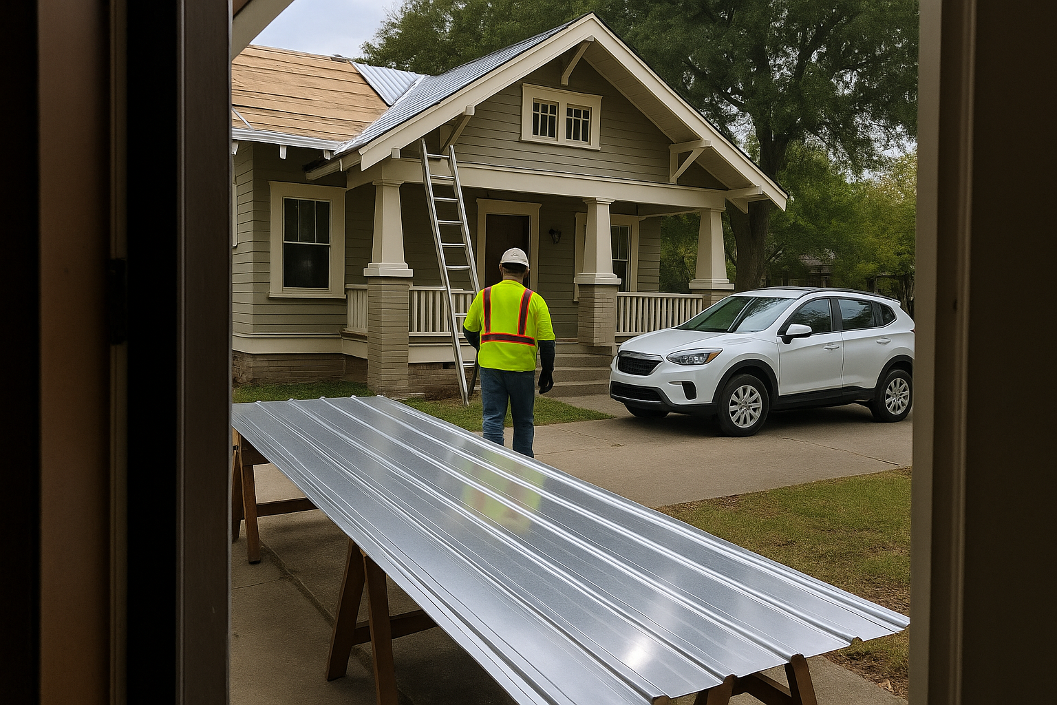 AI search snapshot image for Metal roof installers near me in Boise, ID