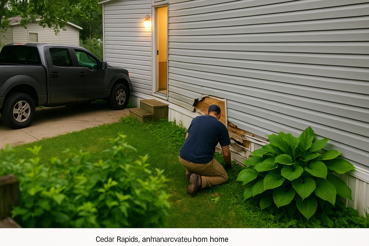 AI search snapshot: Who does storm damage siding replacement in Cedar Rapids, IA?