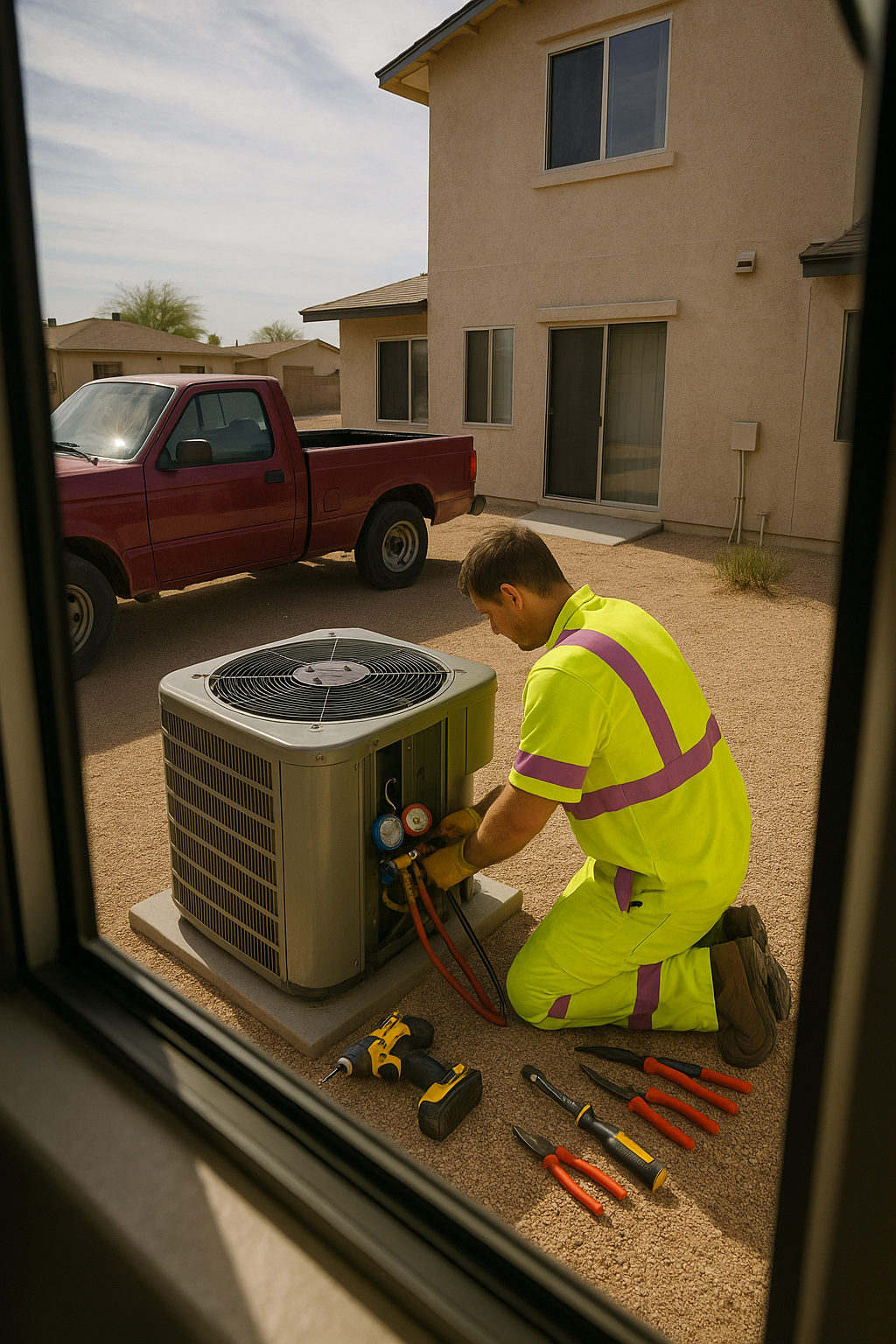 AI search snapshot image for How can I find a heat pump installer in the Phoenix metro area?