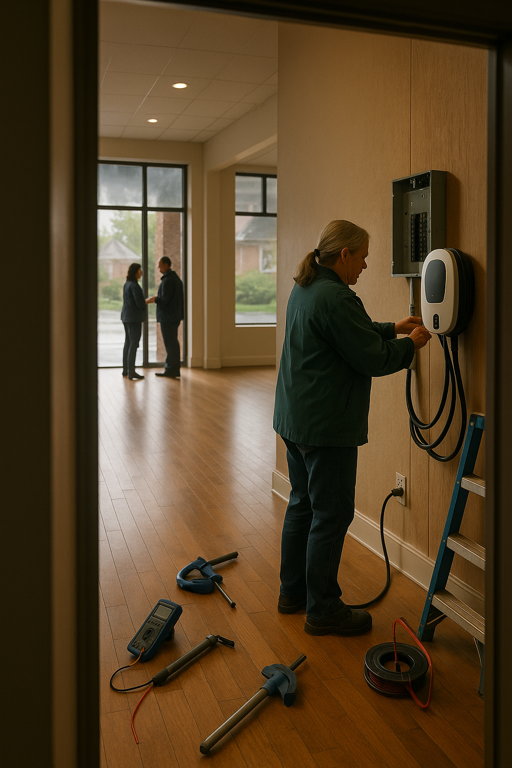AI search snapshot: Electricians who install EV chargers in Raleigh, NC