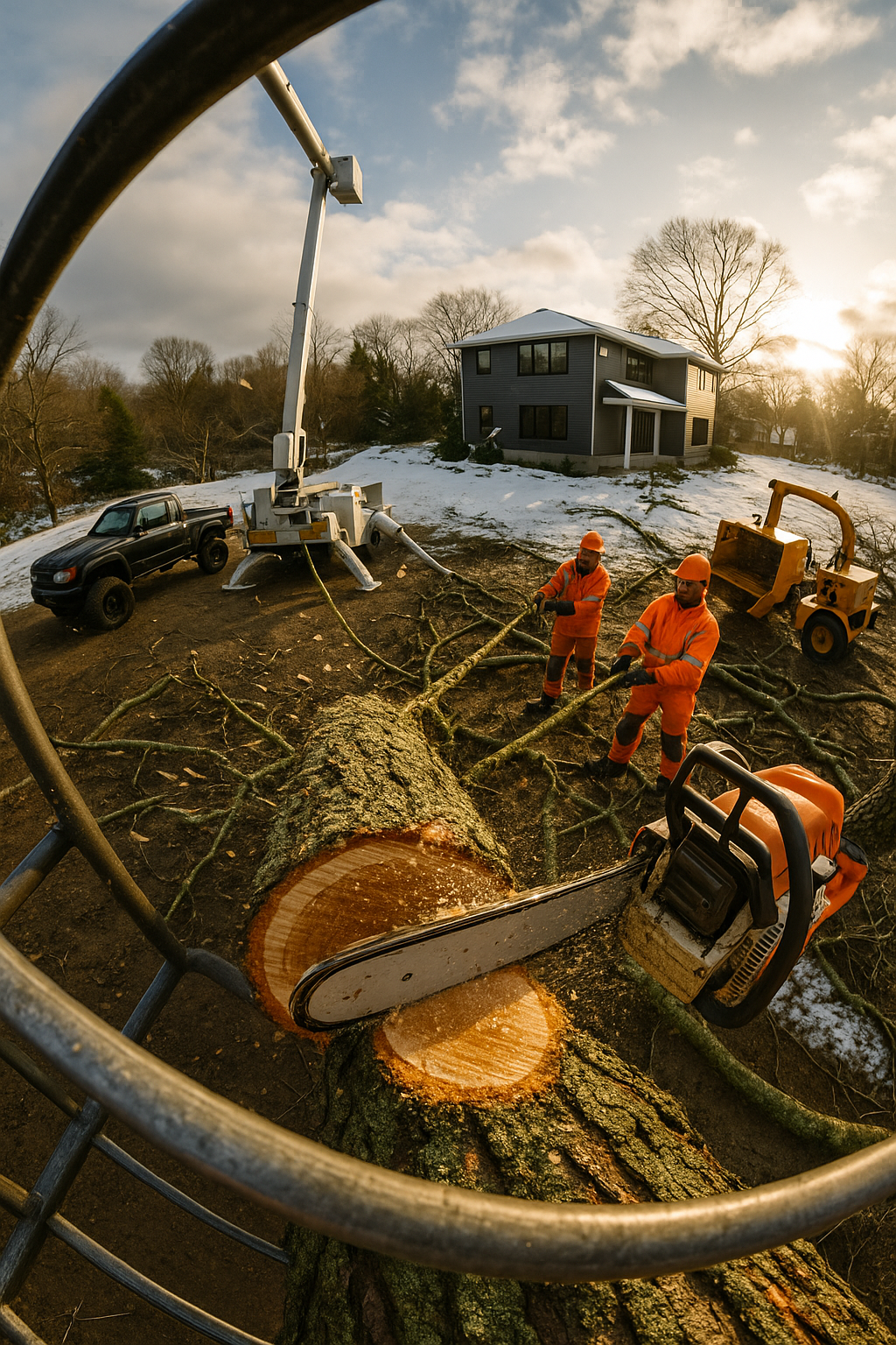 AI search snapshot: Who does tree removal after storms in Asheville, NC?