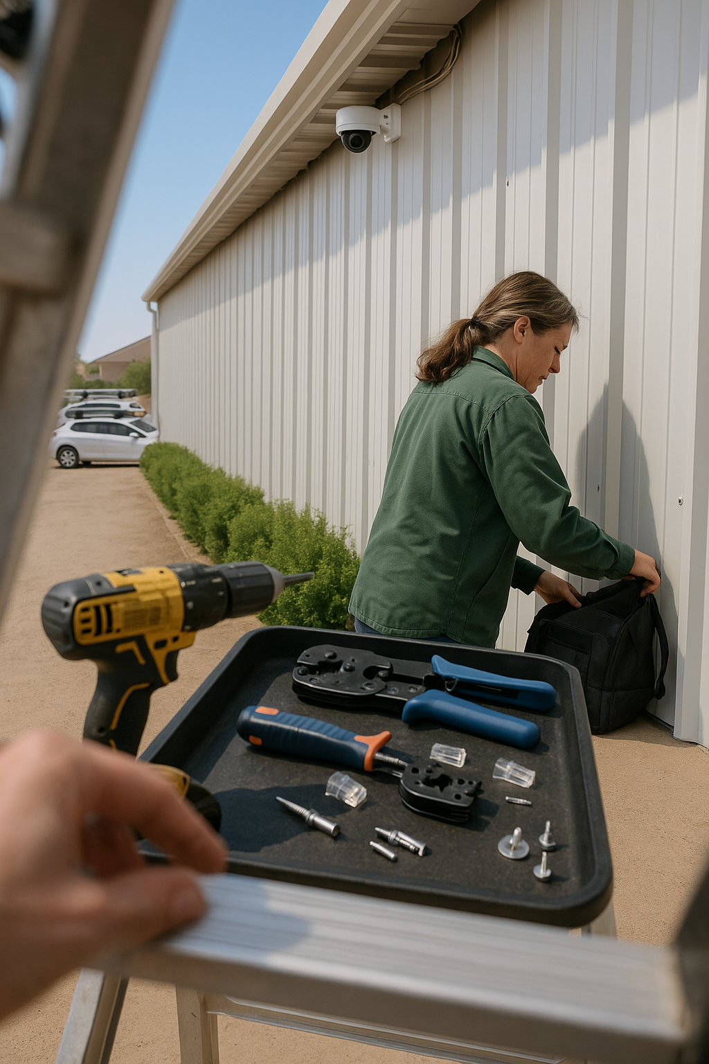 AI search snapshot: Home security camera installers in Chandler, AZ