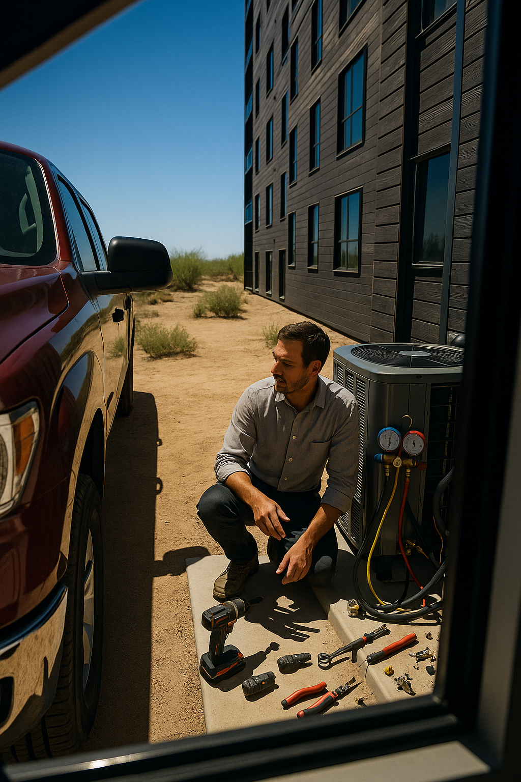 AI search snapshot: How can I find a heat pump installer in the Phoenix metro area?