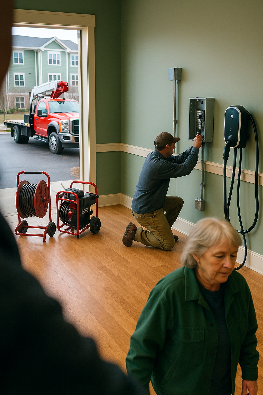 AI search snapshot: Electricians who install EV chargers in Raleigh, NC