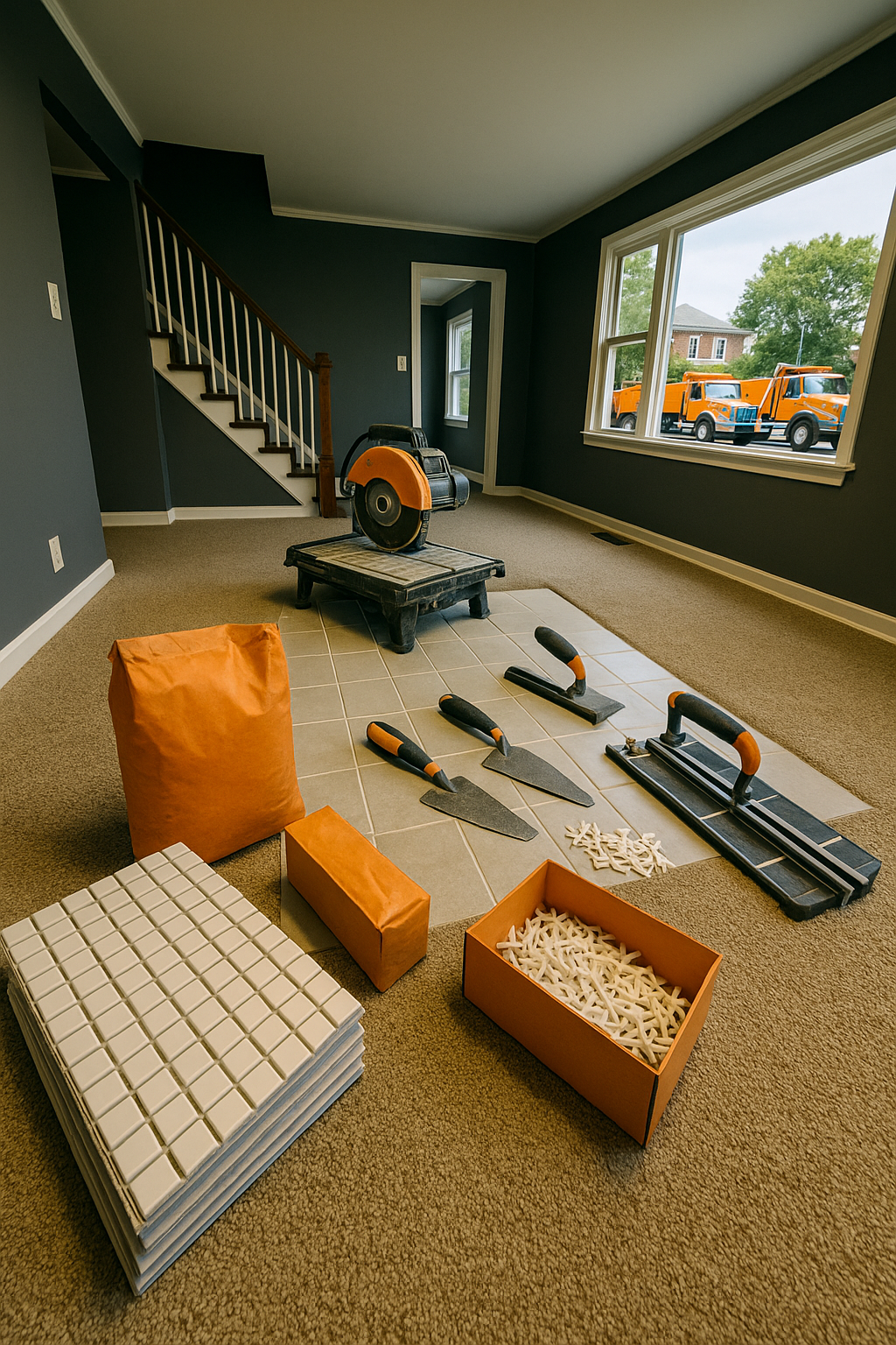 AI search snapshot image for Tile installers in Wicker Park, Chicago