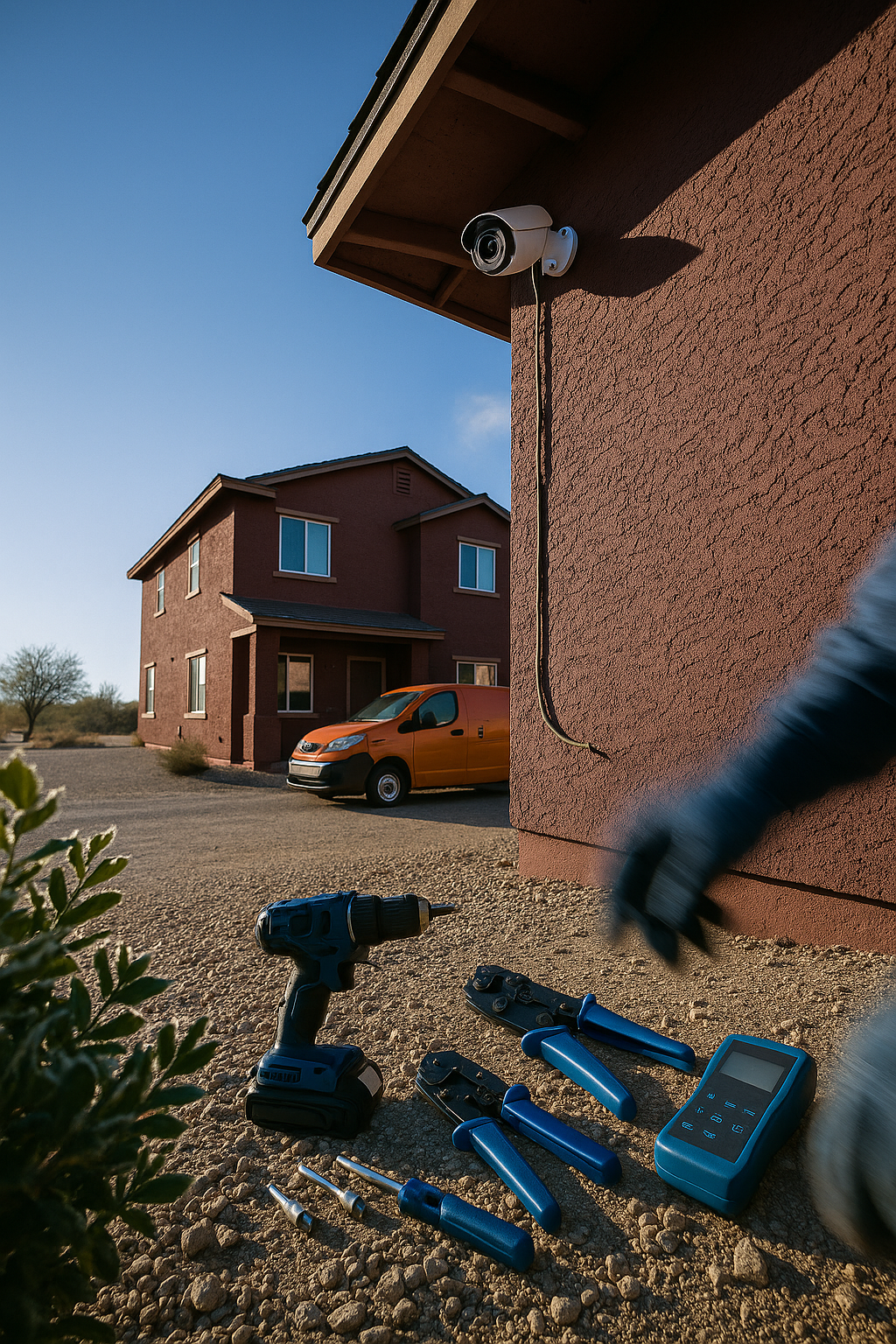 AI search snapshot: Home security camera installers in Chandler, AZ