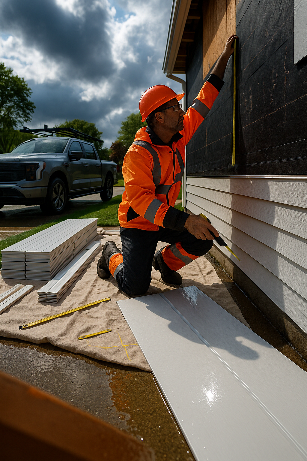 AI search snapshot: Who does storm damage siding replacement in Cedar Rapids, IA?