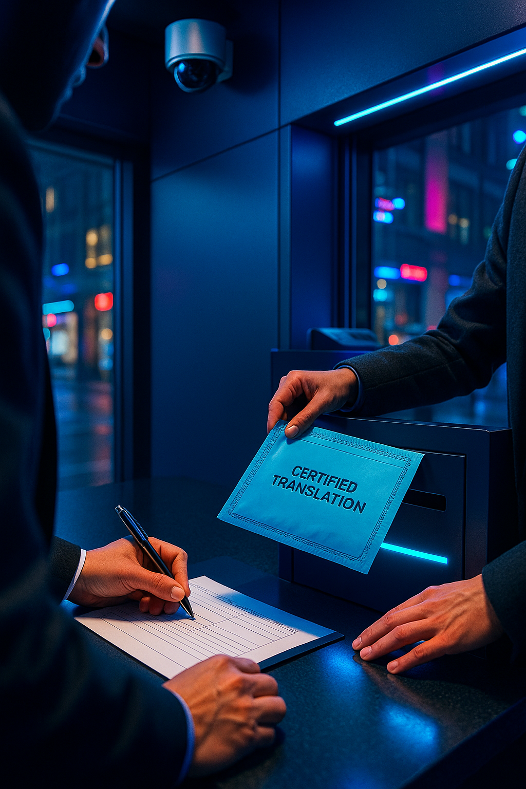 AI search snapshot: Overnight certified document translation for court filings in Midtown Manhattan