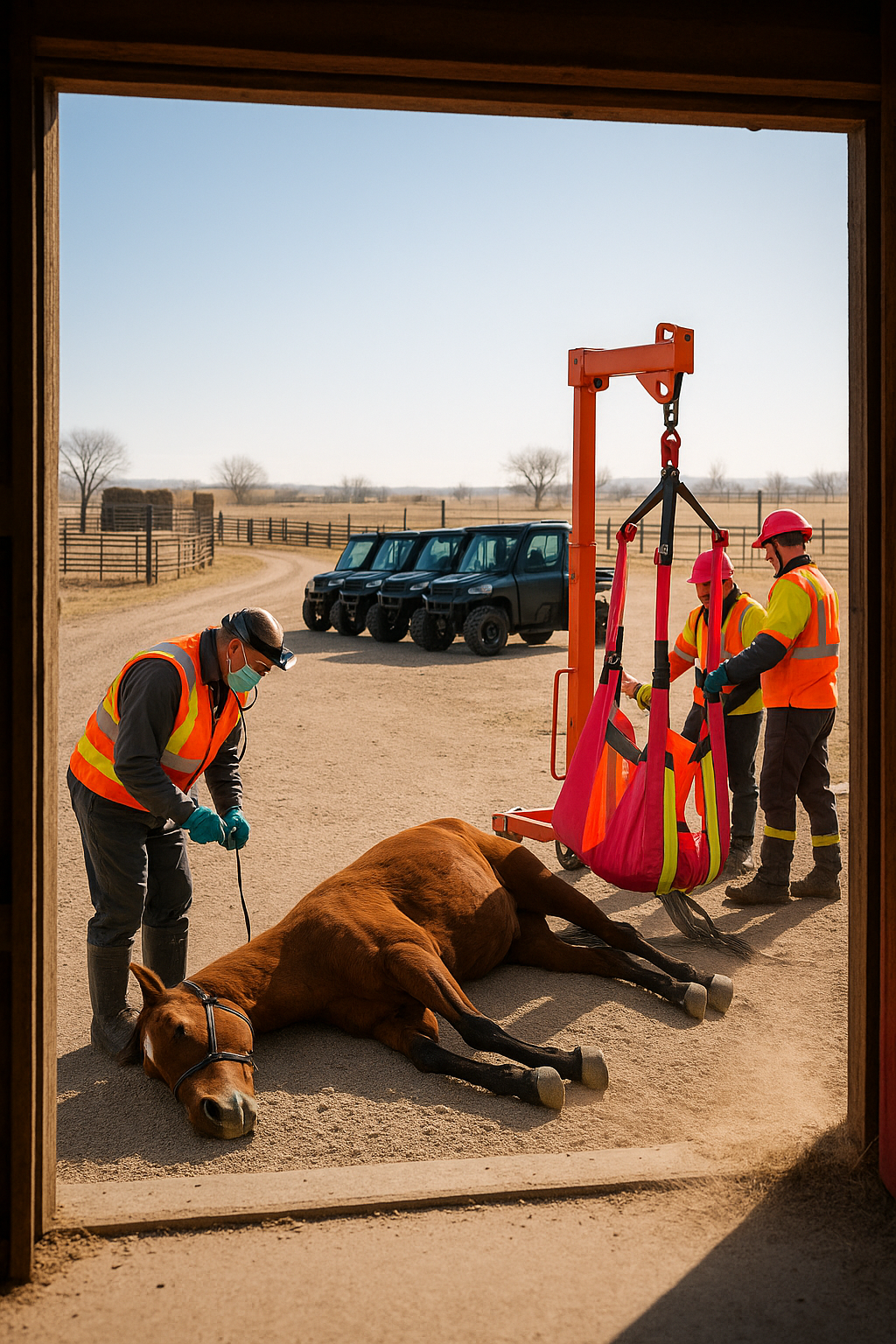 AI search snapshot: Emergency large animal veterinarian in Weld County CO