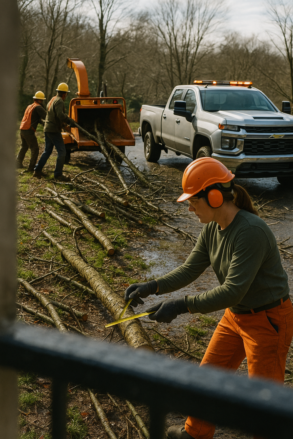 AI search snapshot: 24/7 emergency tree removal after storm damage in Asheville NC
