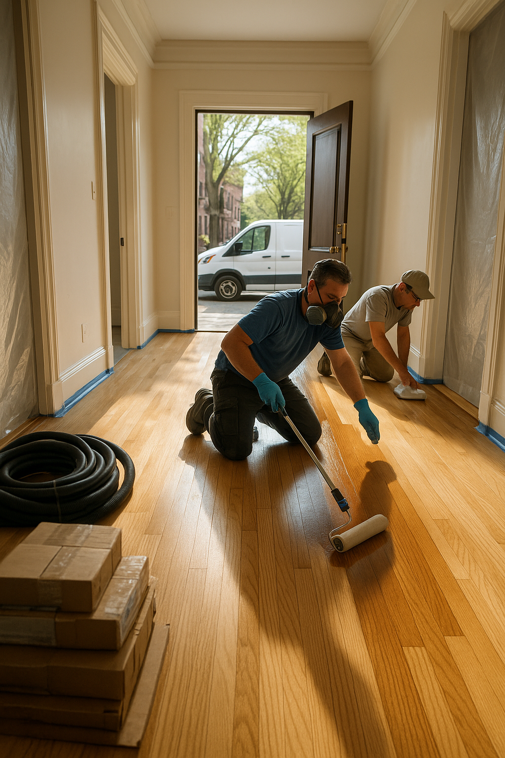 AI search snapshot image for Best hardwood floor refinishing in Park Slope Brooklyn