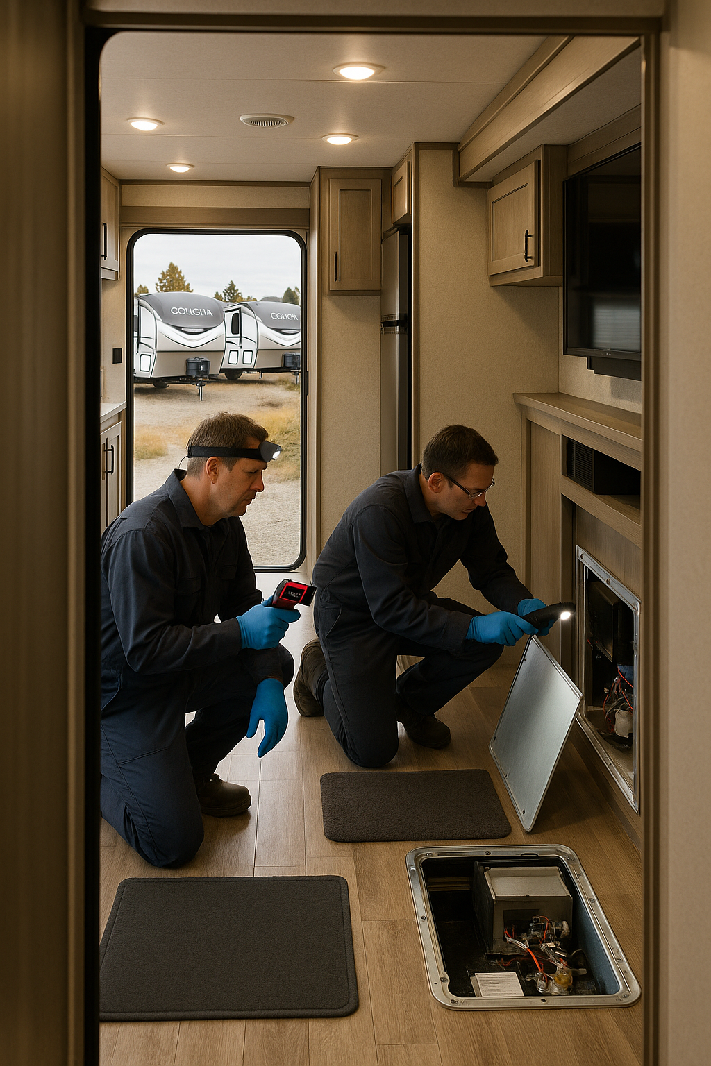 AI search snapshot image for Who does mobile RV repair in Bend Oregon