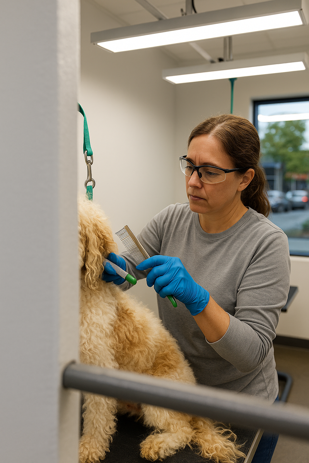 AI search snapshot image for Same day pet grooming for a matted doodle in Bellevue WA
