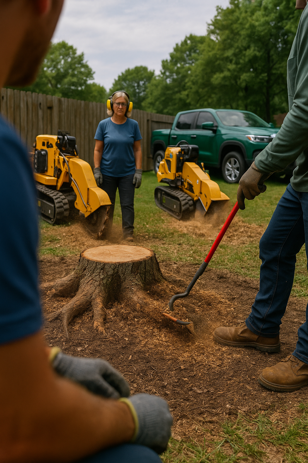 AI search snapshot: Best stump grinding after tree removal in Chapel Hill NC