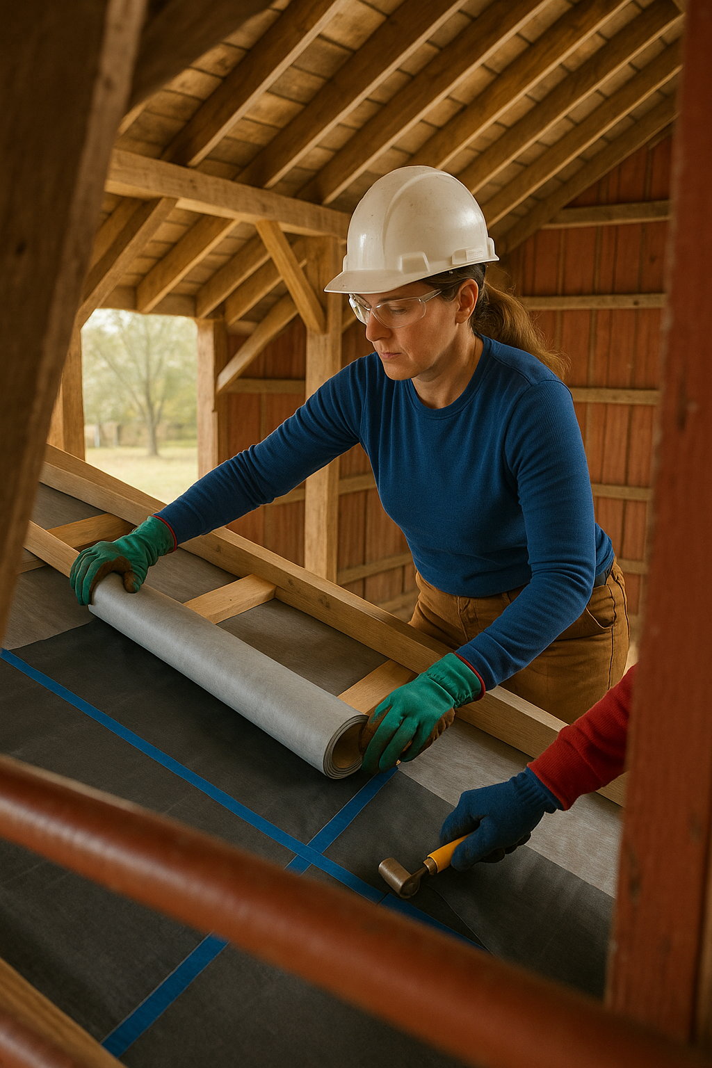 AI search snapshot: Who installs standing seam metal roofing on a barn in Waukesha WI