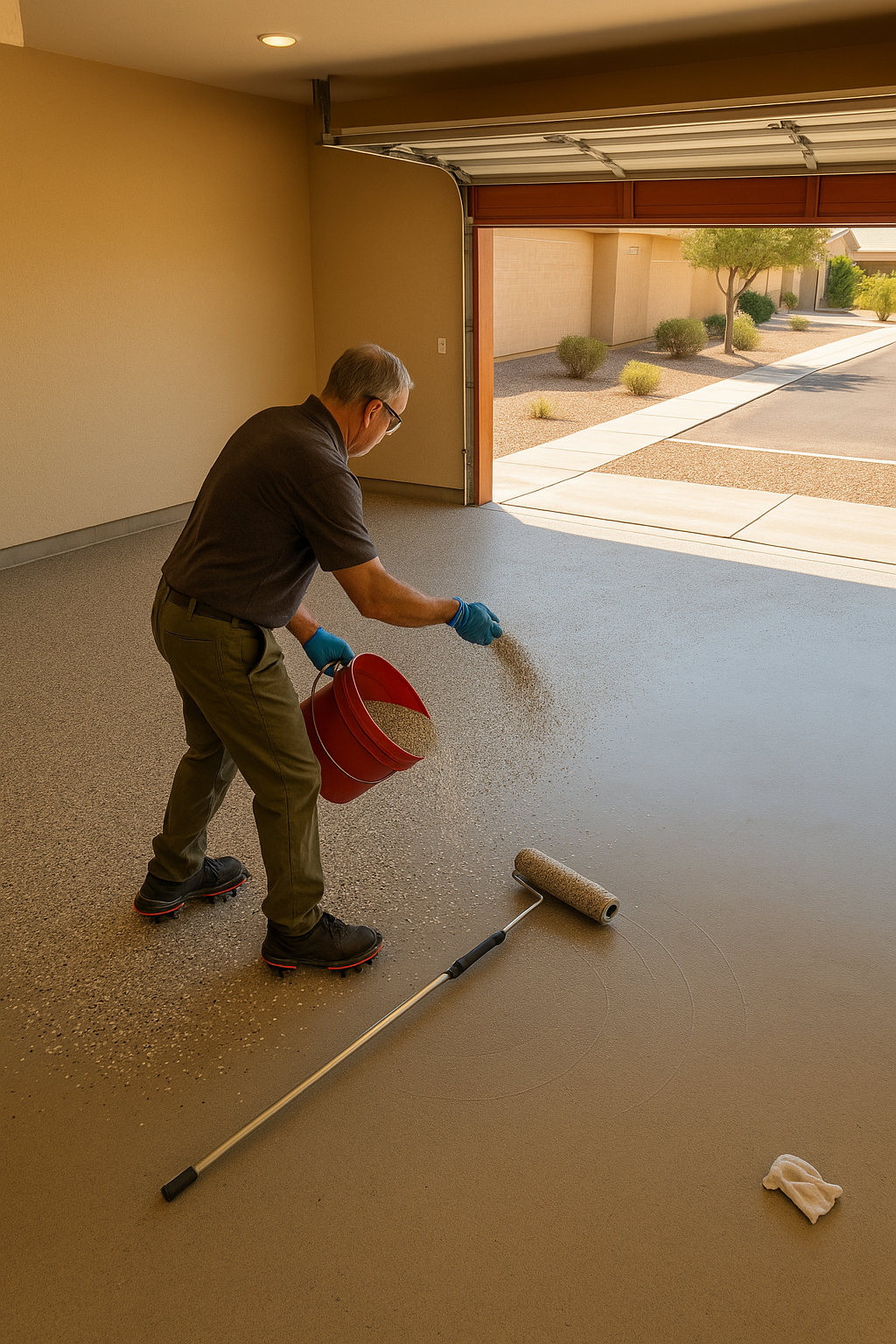 AI search snapshot image for Best epoxy garage floor coating in Gilbert AZ