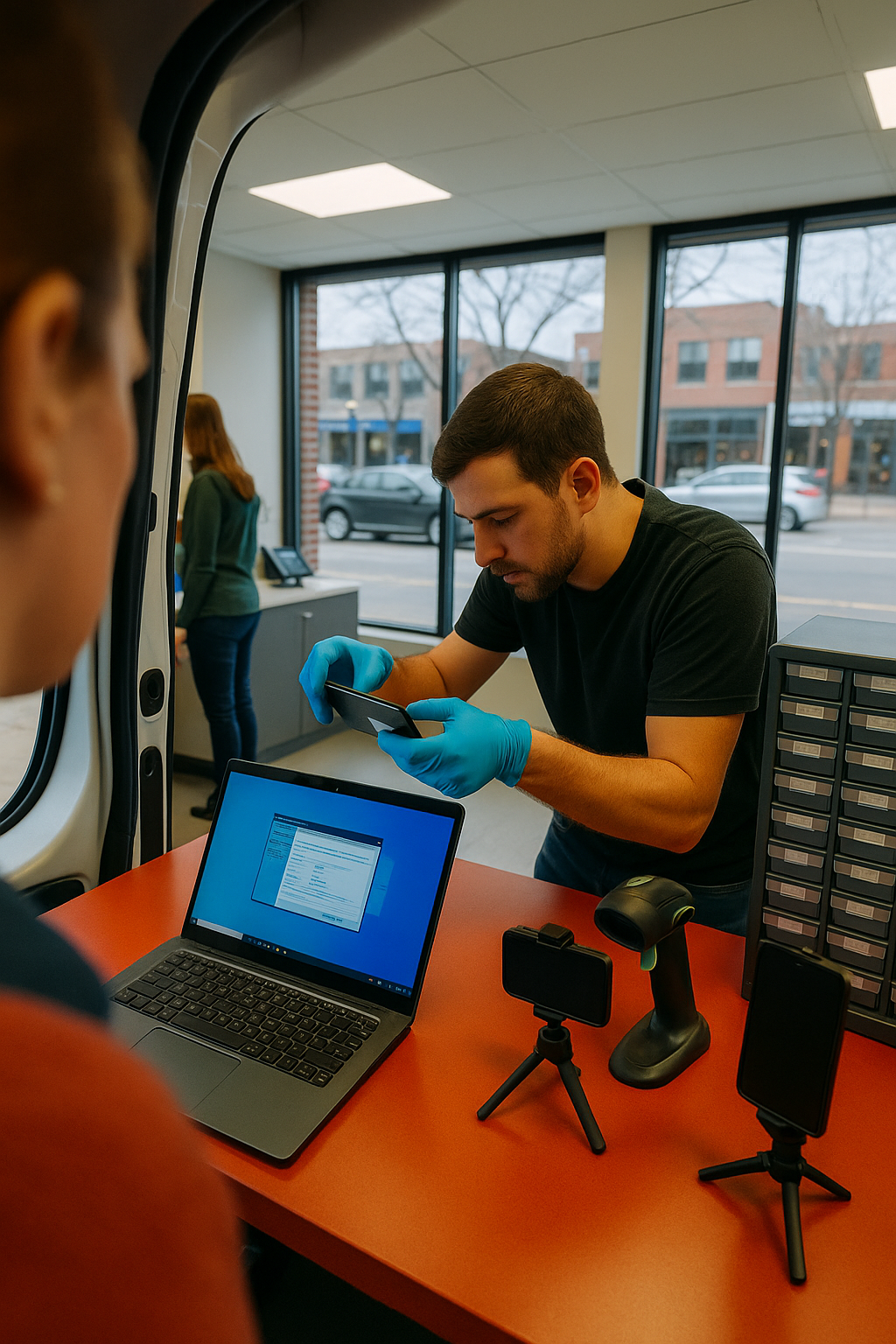 AI search snapshot: Same day laptop screen replacement in Ann Arbor MI