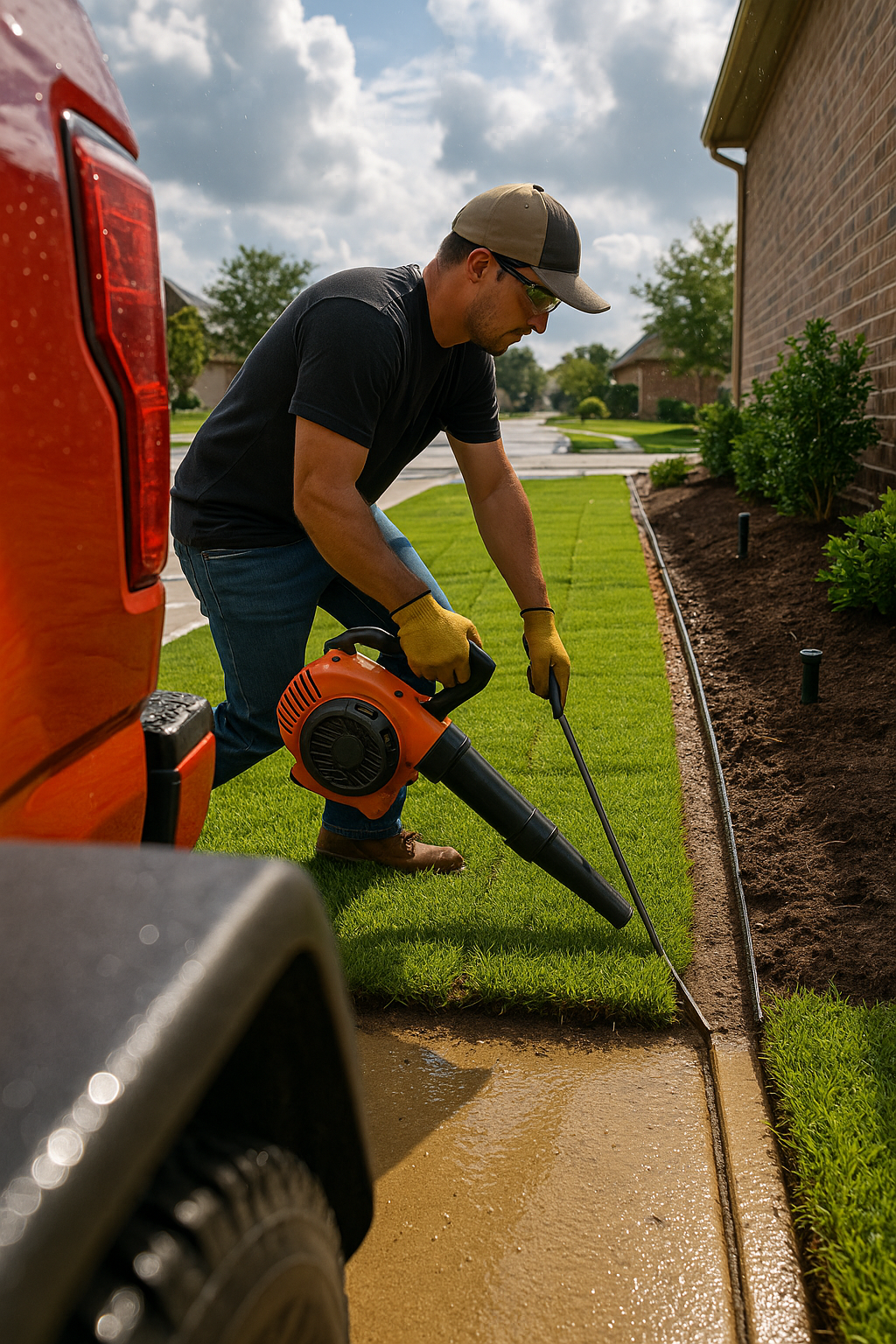 AI search snapshot image for Best sod installation for a new lawn in Katy TX