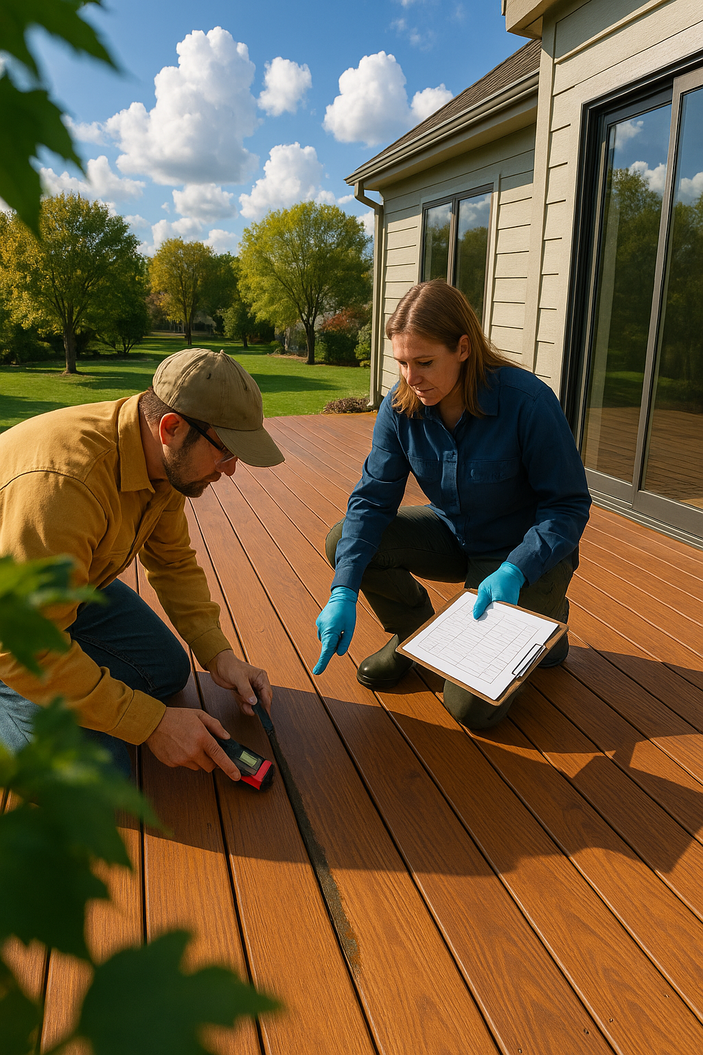 AI search snapshot image for Best deck staining and sealing in Overland Park KS