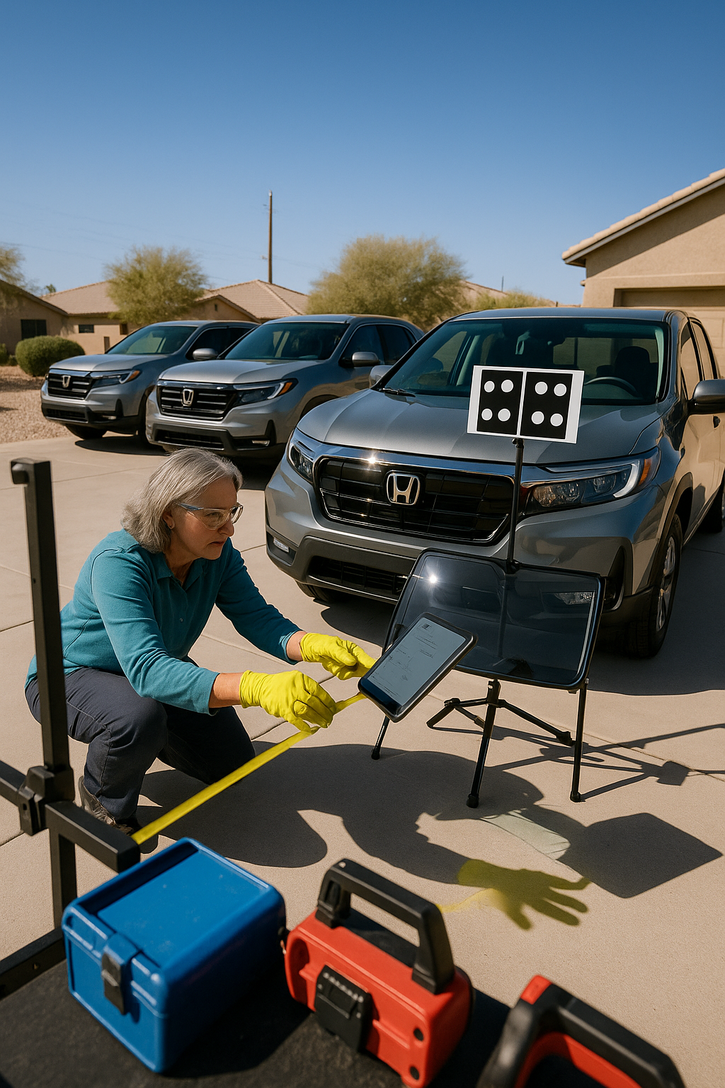 AI search snapshot: Mobile windshield replacement for a pickup truck in Chandler AZ