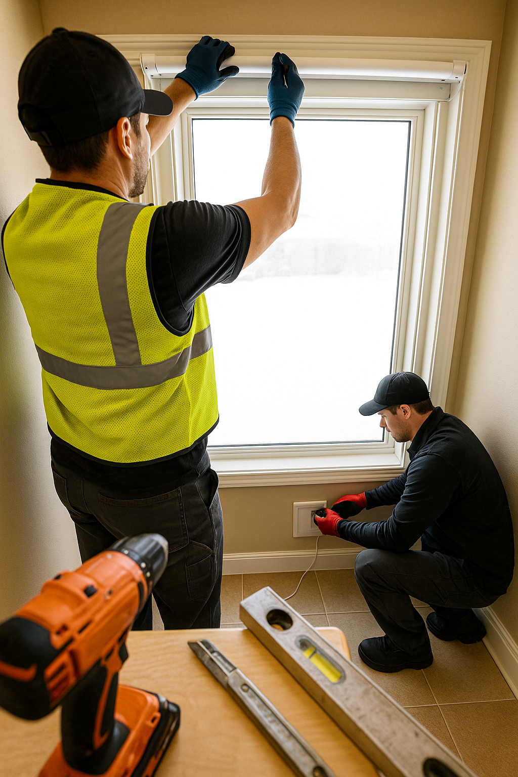 AI search snapshot: Motorized blinds and shades installation in Naperville IL