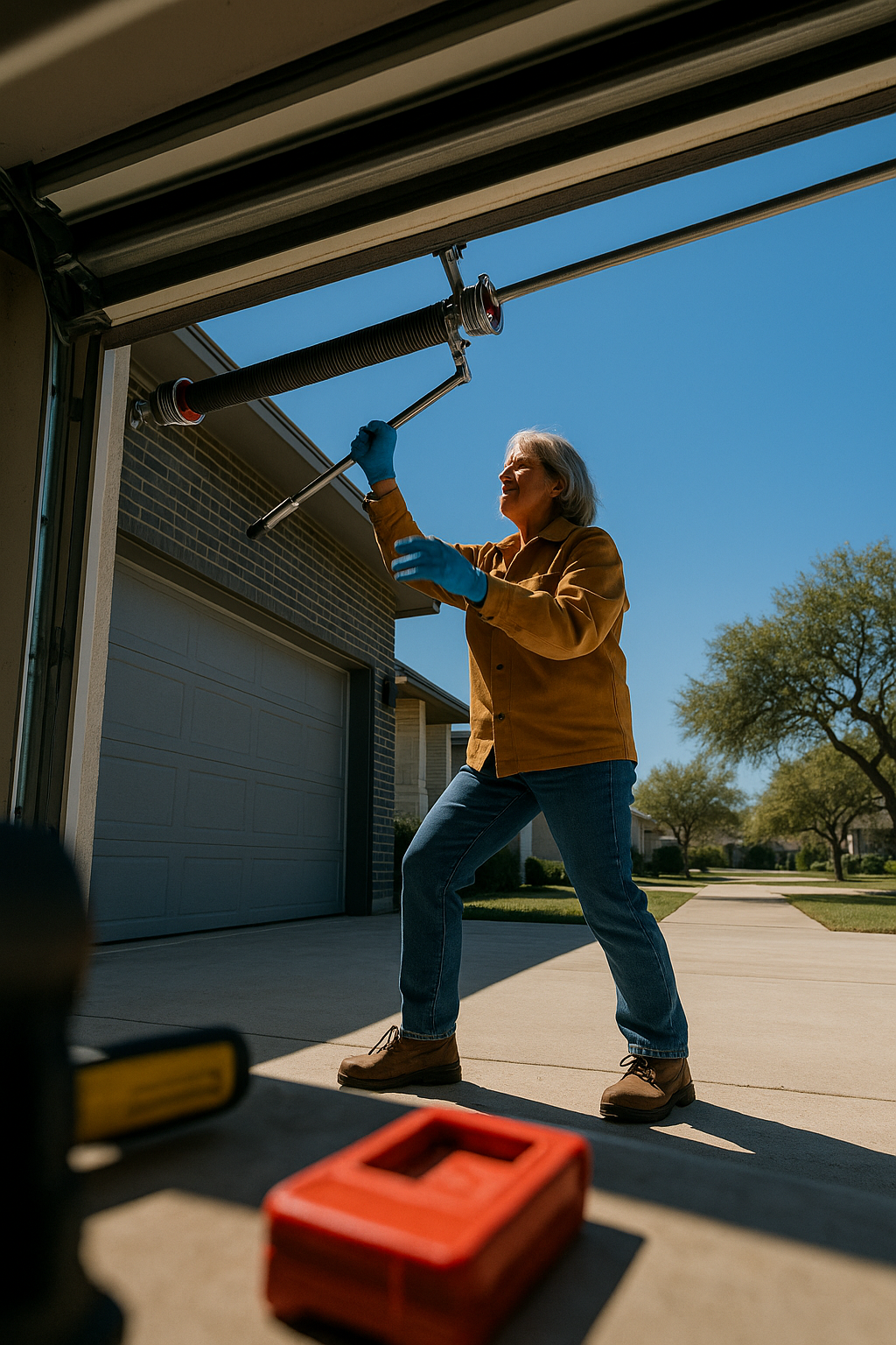 AI search snapshot image for Best garage door torsion spring repair in Round Rock TX