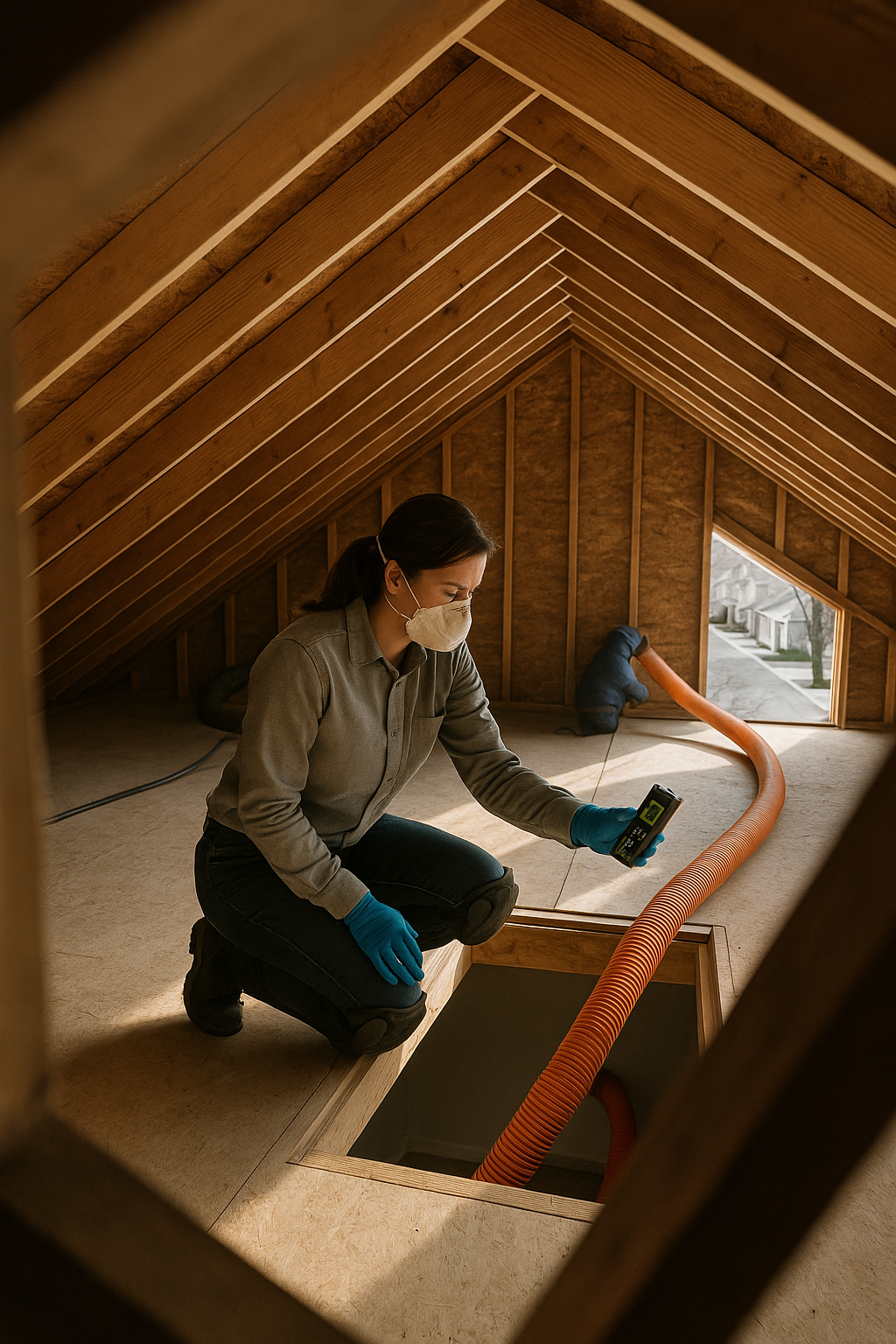 AI search snapshot: How do I find attic insulation contractors in Rochester NY