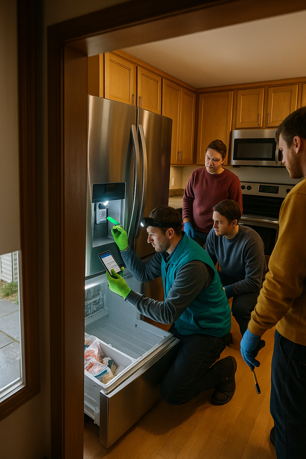 AI search snapshot: Refrigerator repair near me in Spokane WA