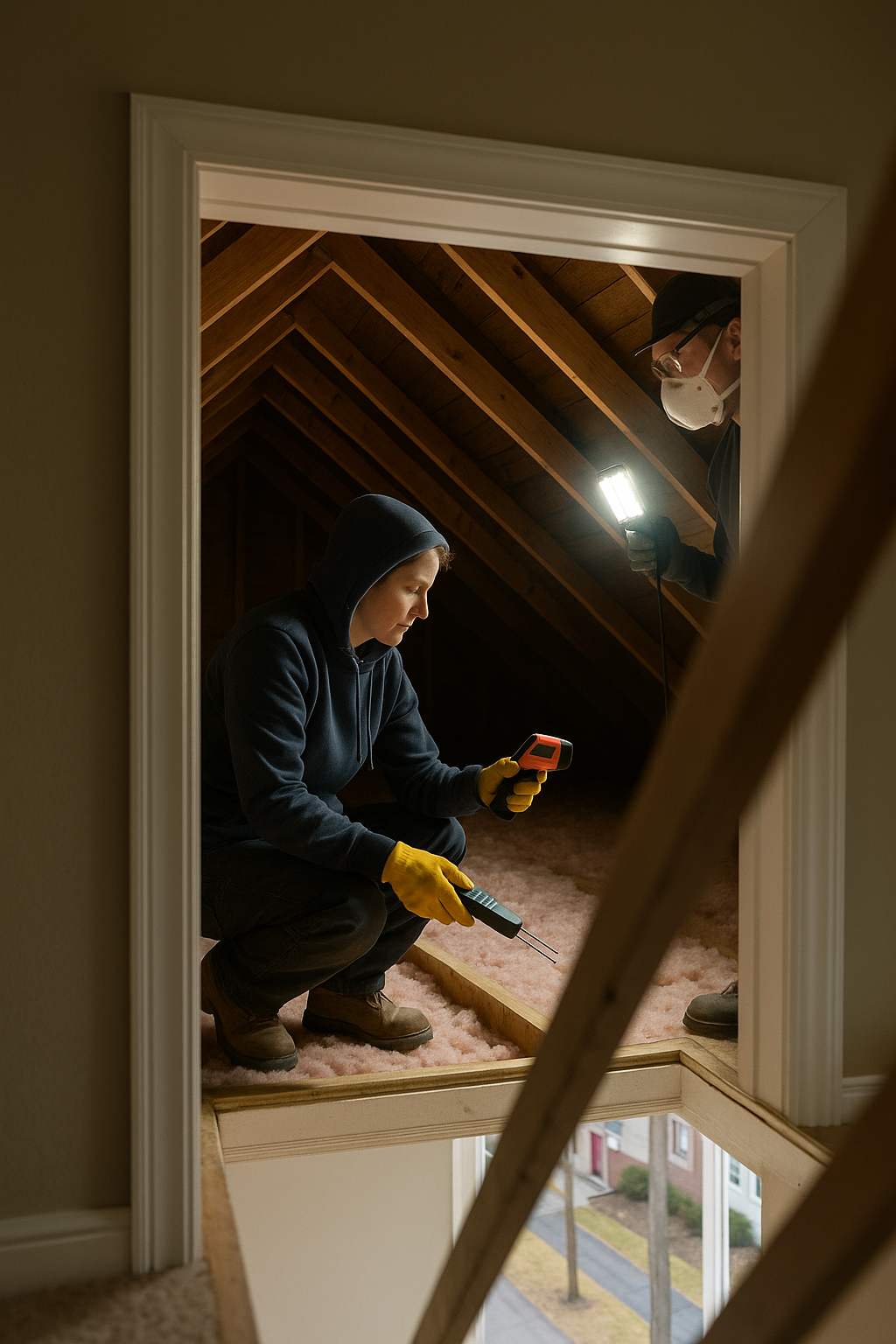 AI search snapshot: How do I find attic insulation contractors in Rochester NY