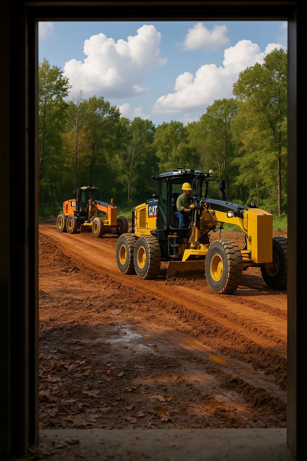 AI search snapshot image for Land clearing and grading for a new home build in the Nashville metro area
