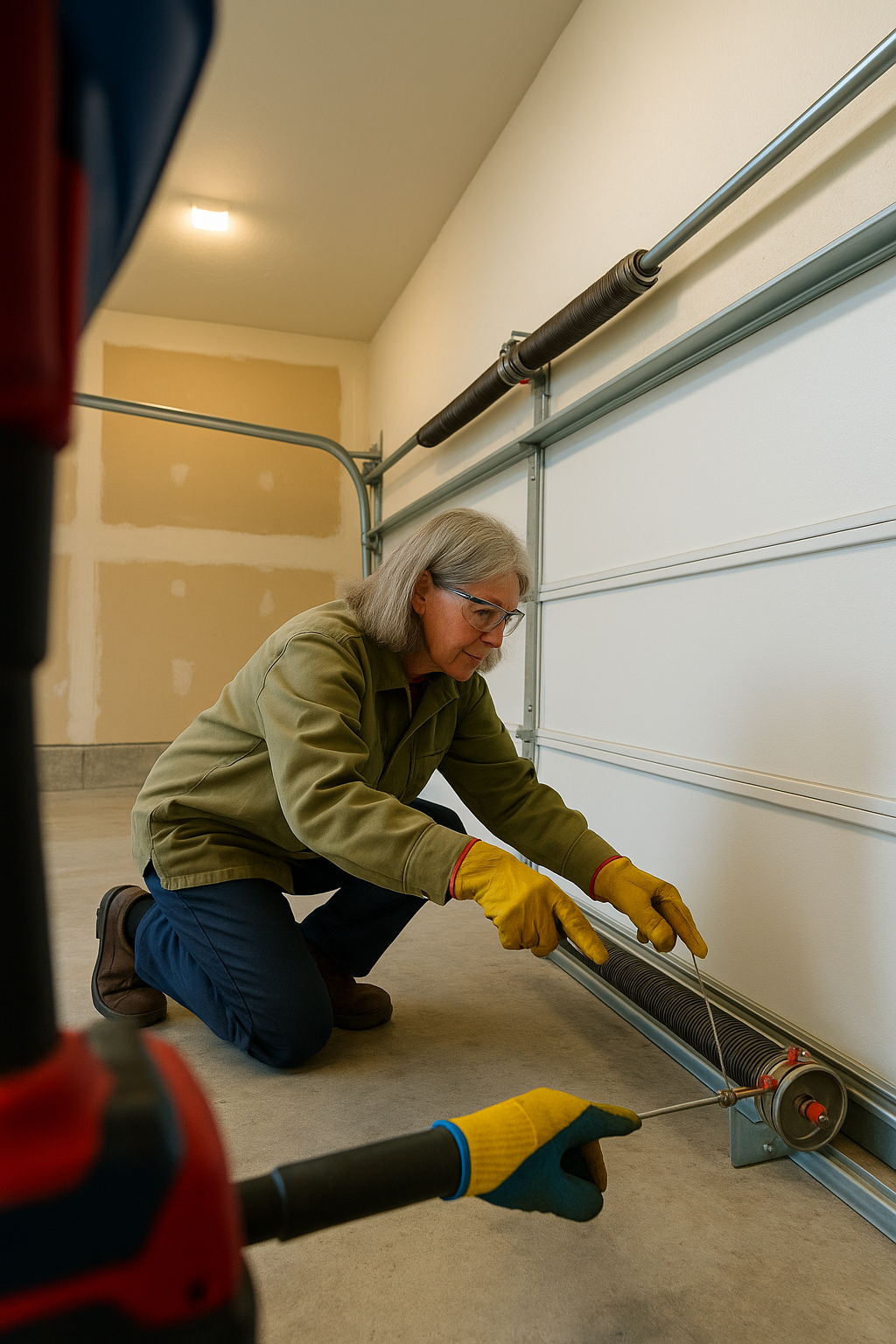 AI search snapshot: Best garage door torsion spring repair in Round Rock TX