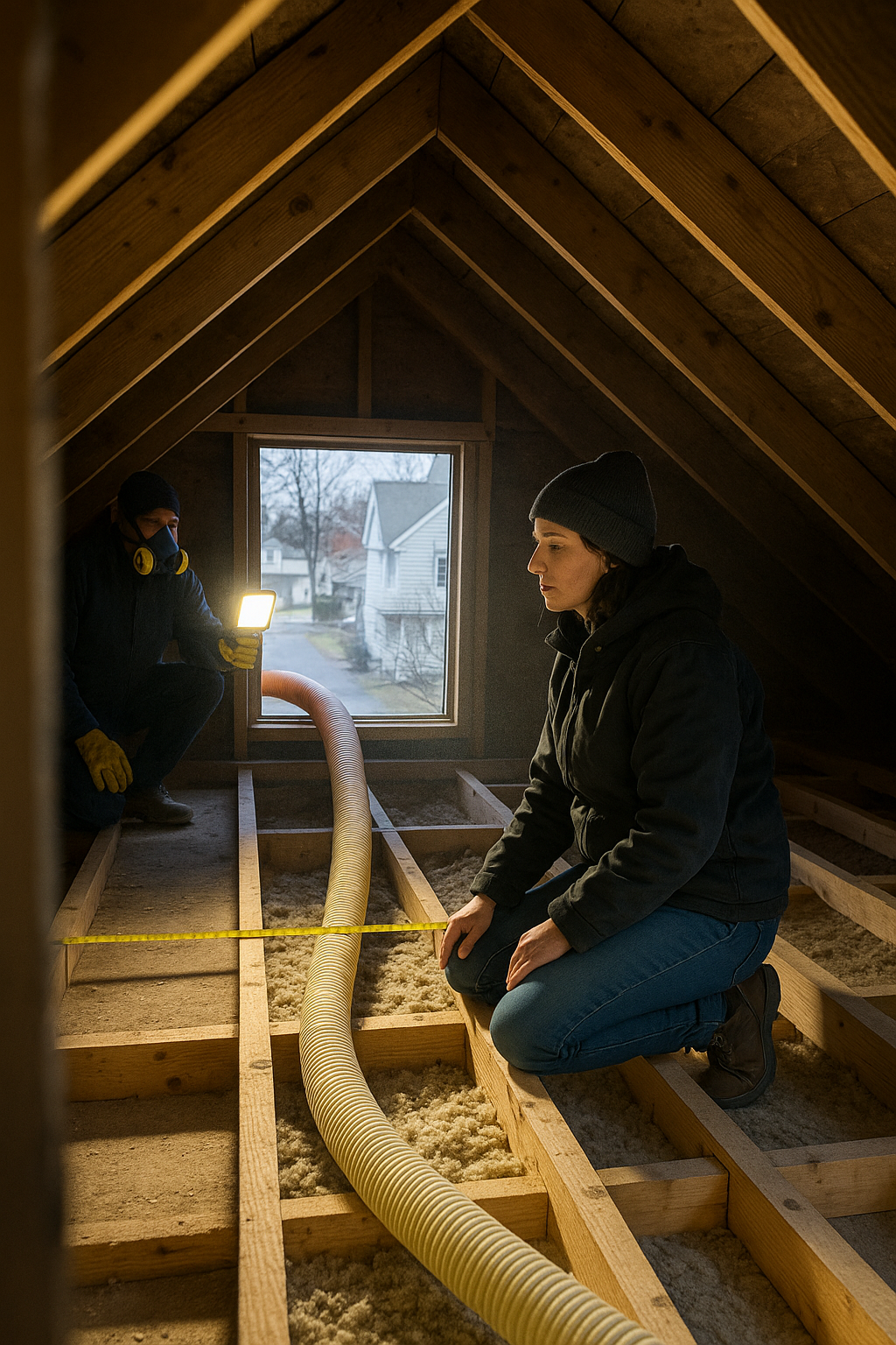 AI search snapshot: How do I find attic insulation contractors in Rochester NY