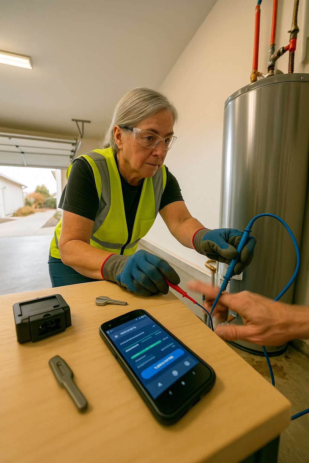 AI search snapshot: Emergency water heater replacement in Boise ID