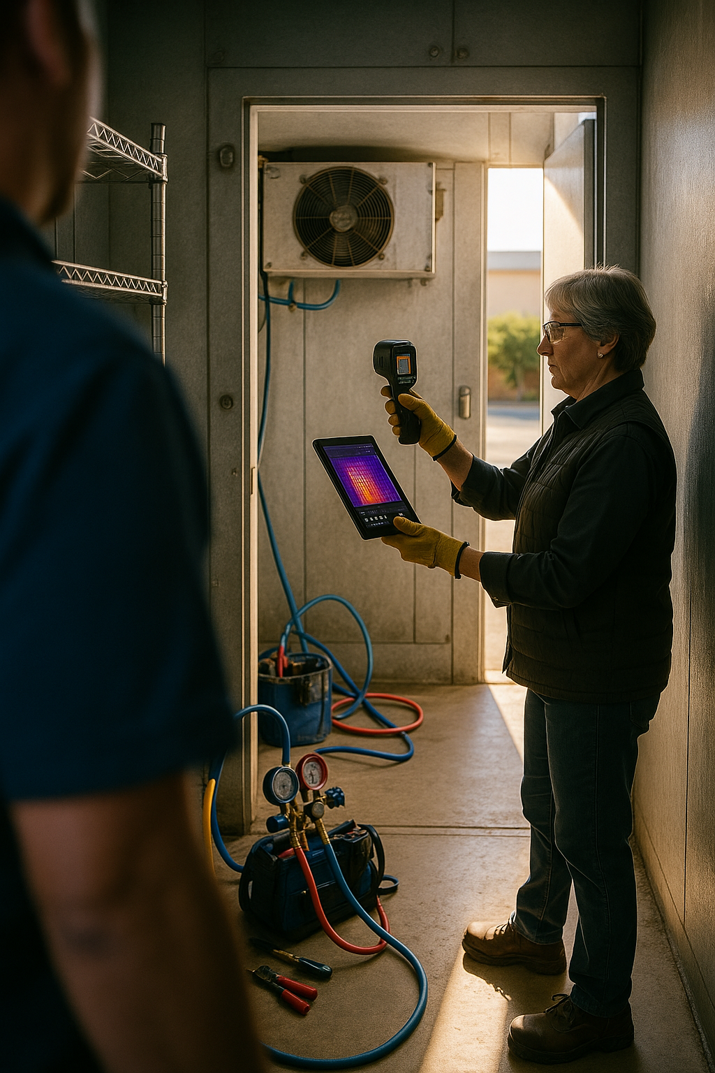 AI search snapshot: Who repairs commercial walk in coolers in Fresno CA