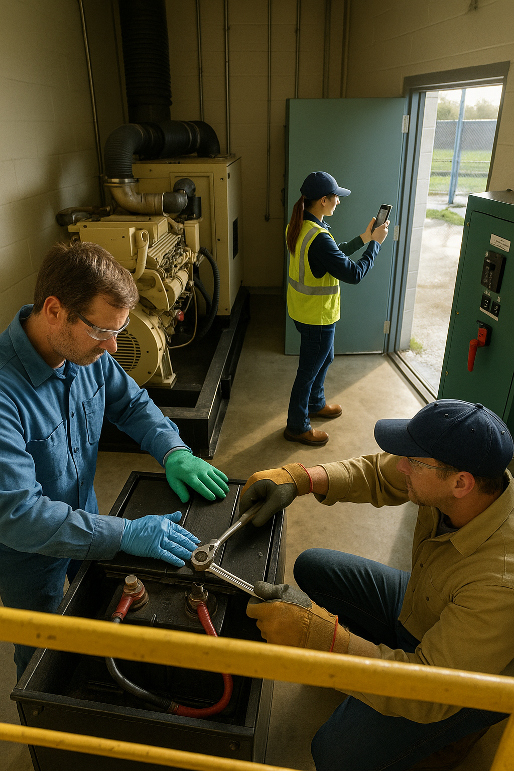 AI search snapshot image for Emergency standby generator service in Lafayette LA