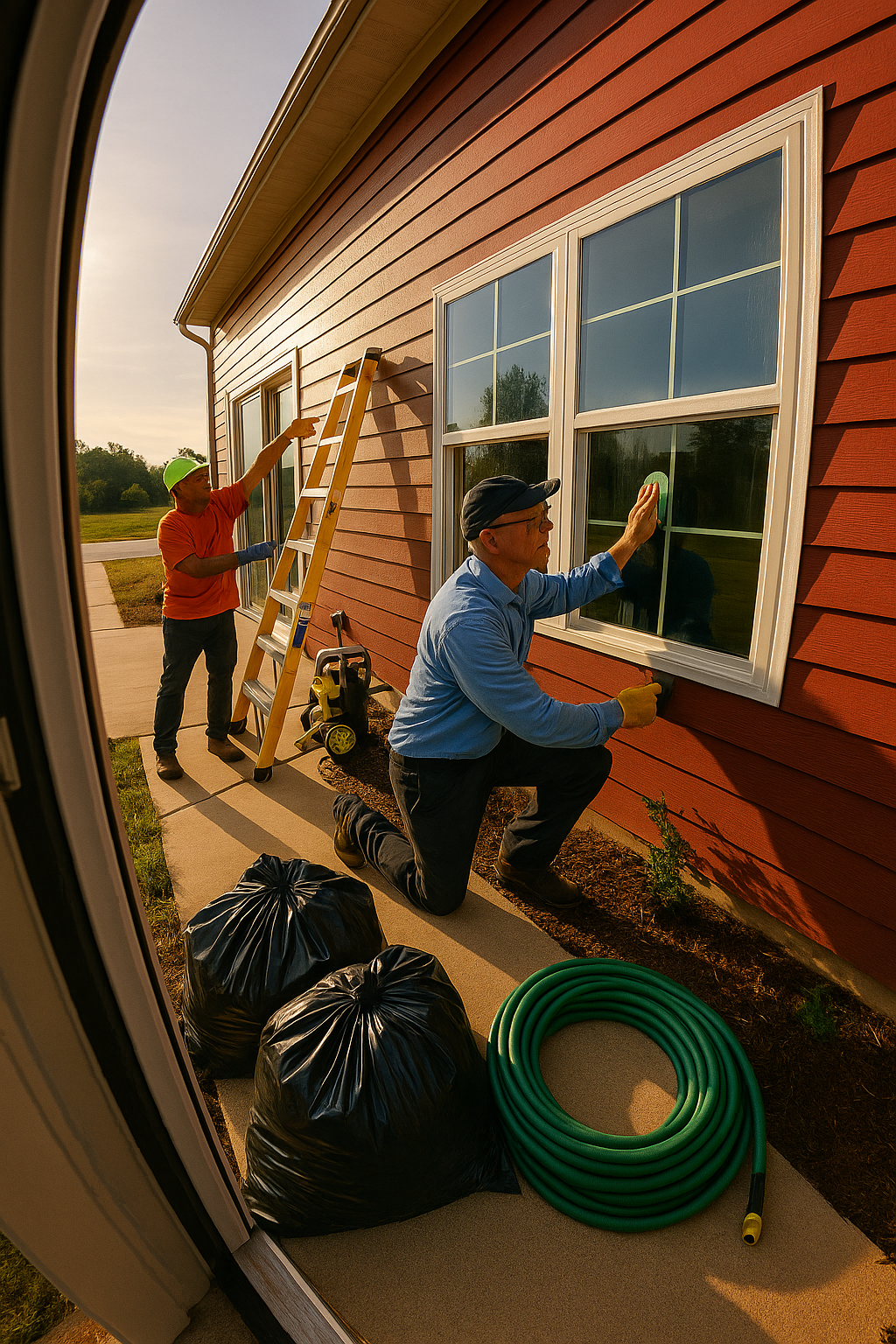 AI search snapshot: Post construction cleanup for a new build in Greenville SC