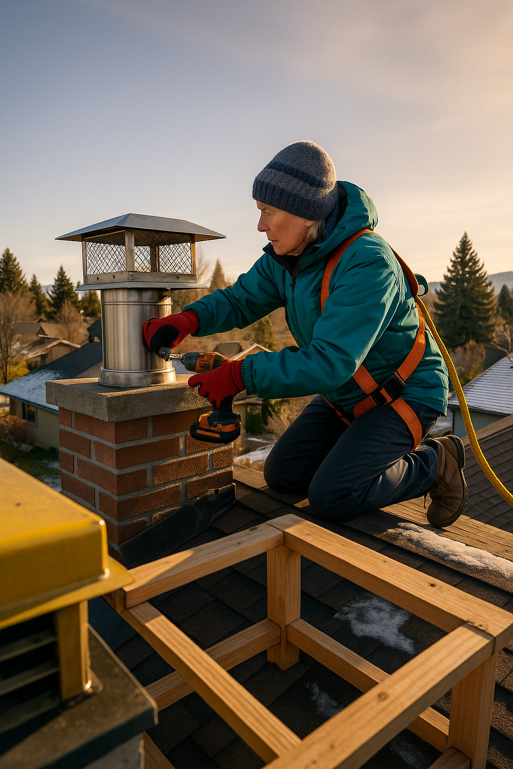 AI search snapshot image for Best chimney sweep before wood stove season in Missoula MT