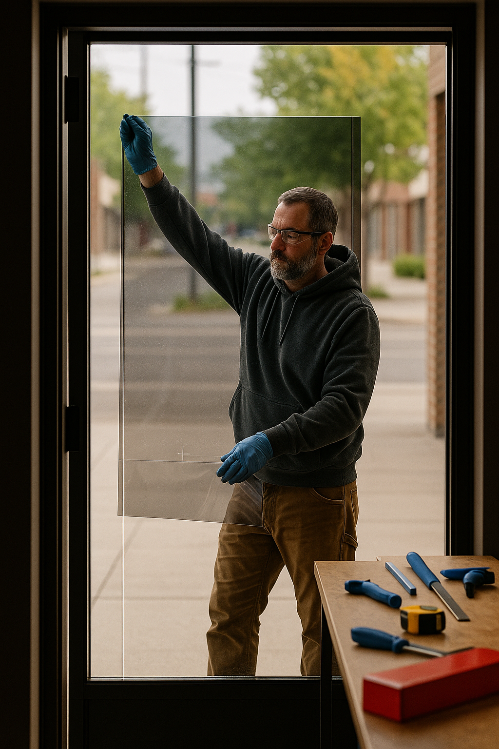 AI search snapshot image for Best window tinting for a storefront in the Salt Lake City metro area