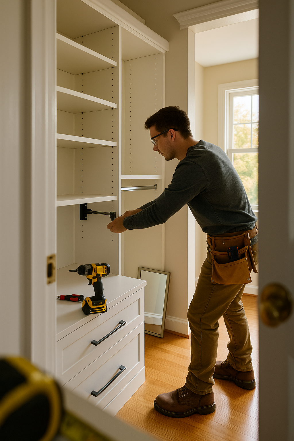 AI search snapshot image for Best custom closet build for a small bedroom in Alexandria VA