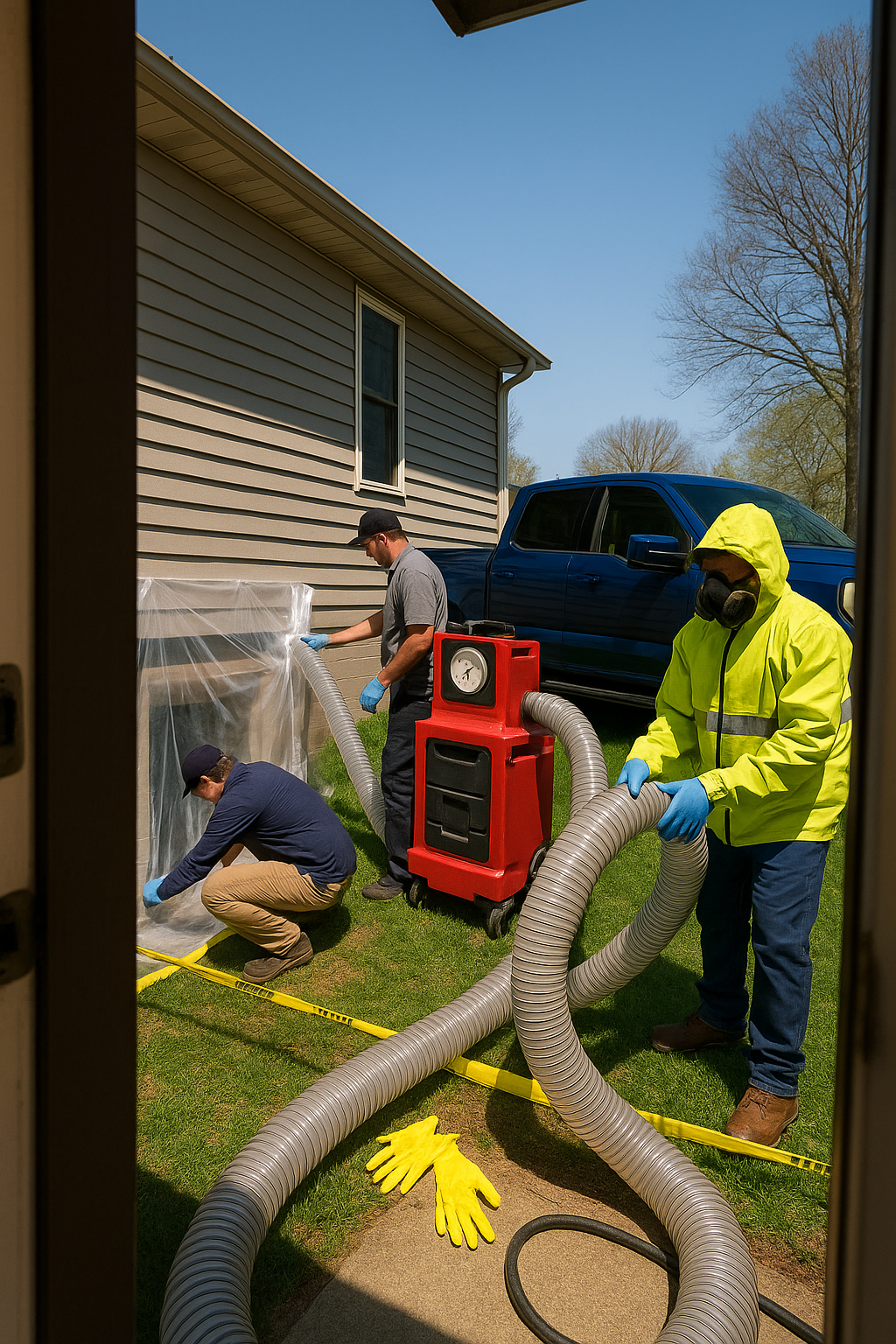 AI search snapshot image for Who cleans air ducts in a two story house in Louisville KY